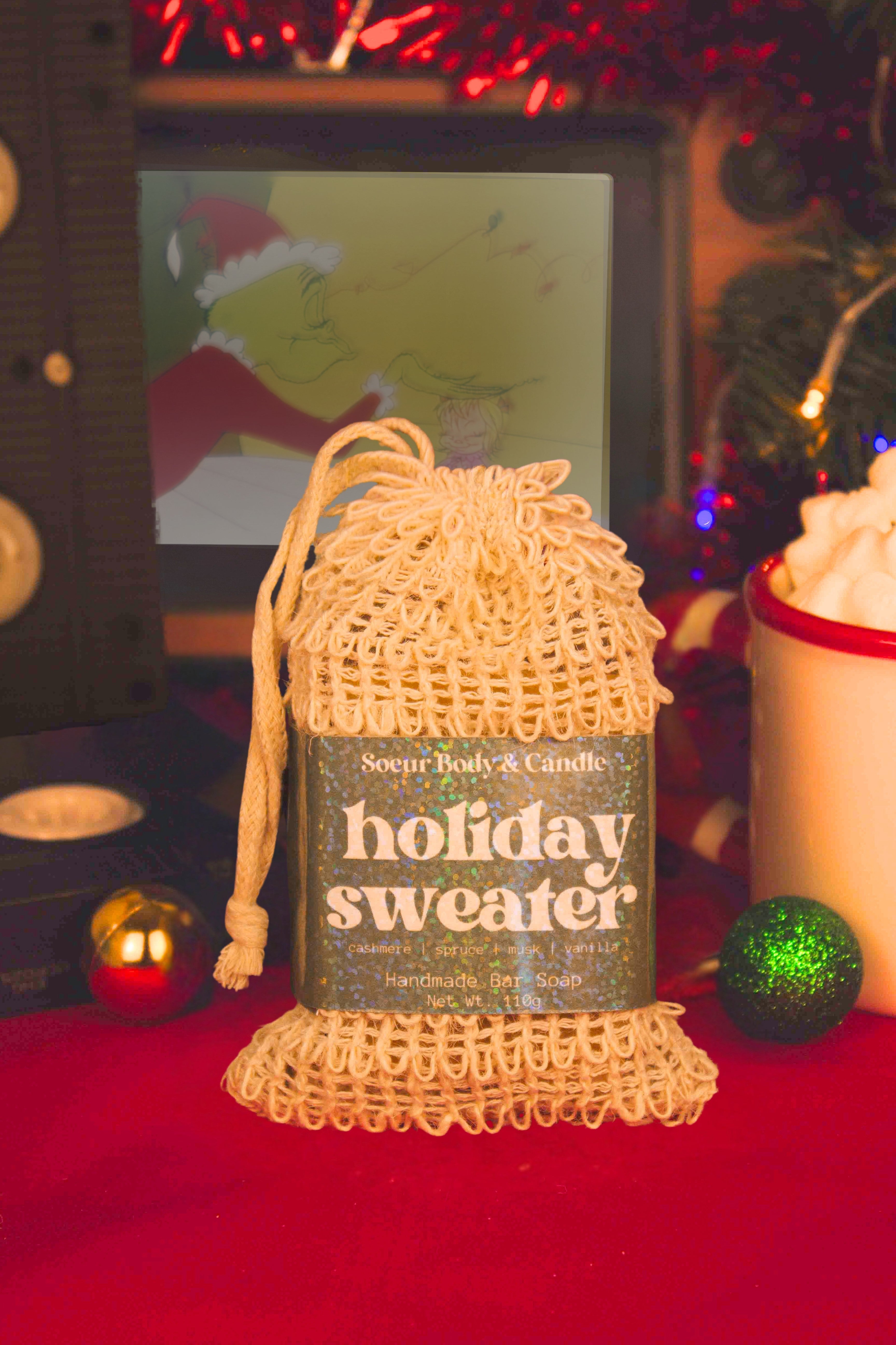 Holiday Sweater Bar Soap