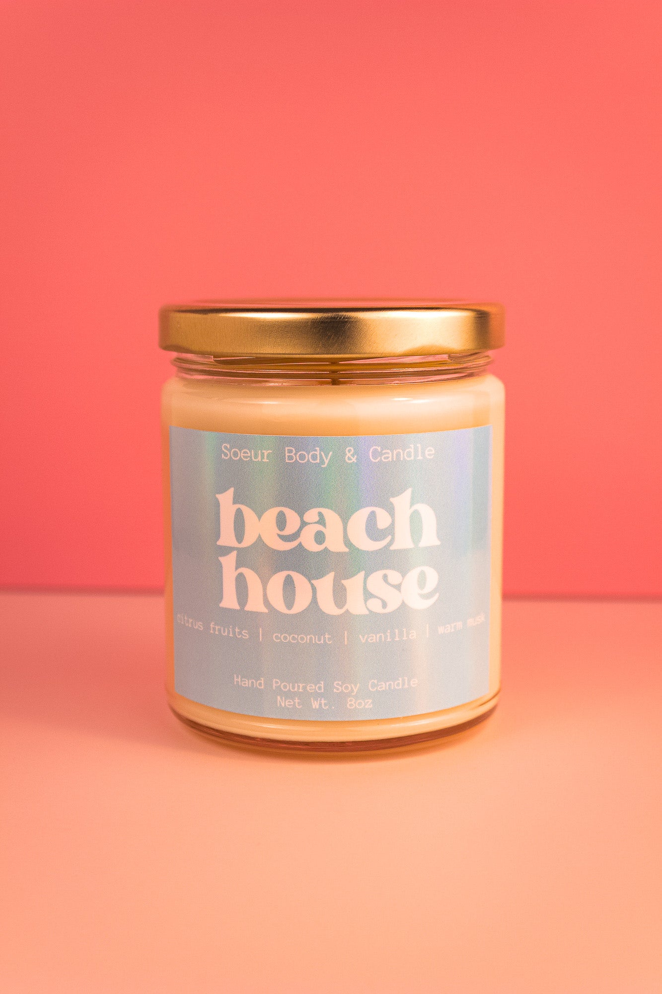 Beach House Soy Candle