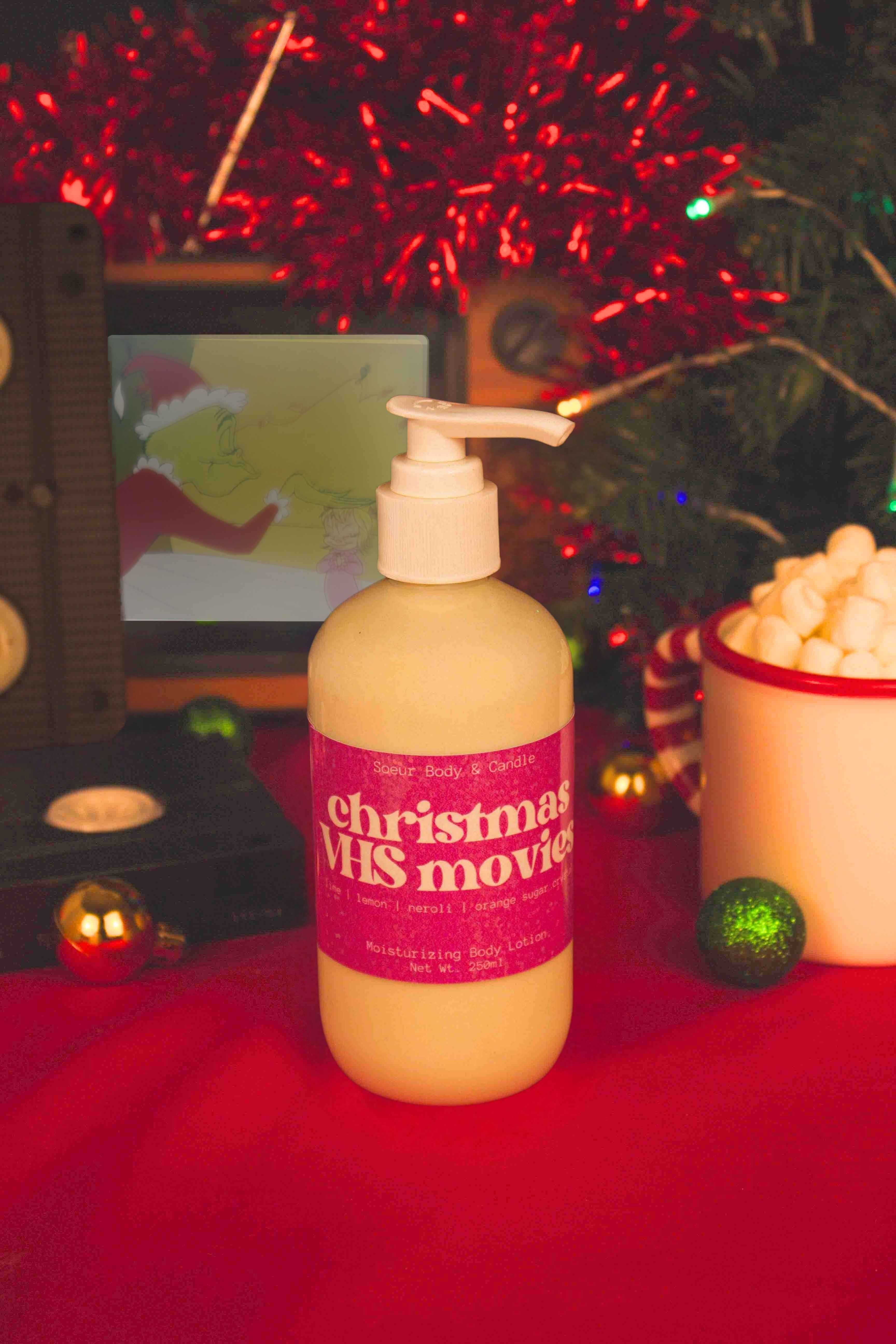 Christmas VHS Movies Body Lotion