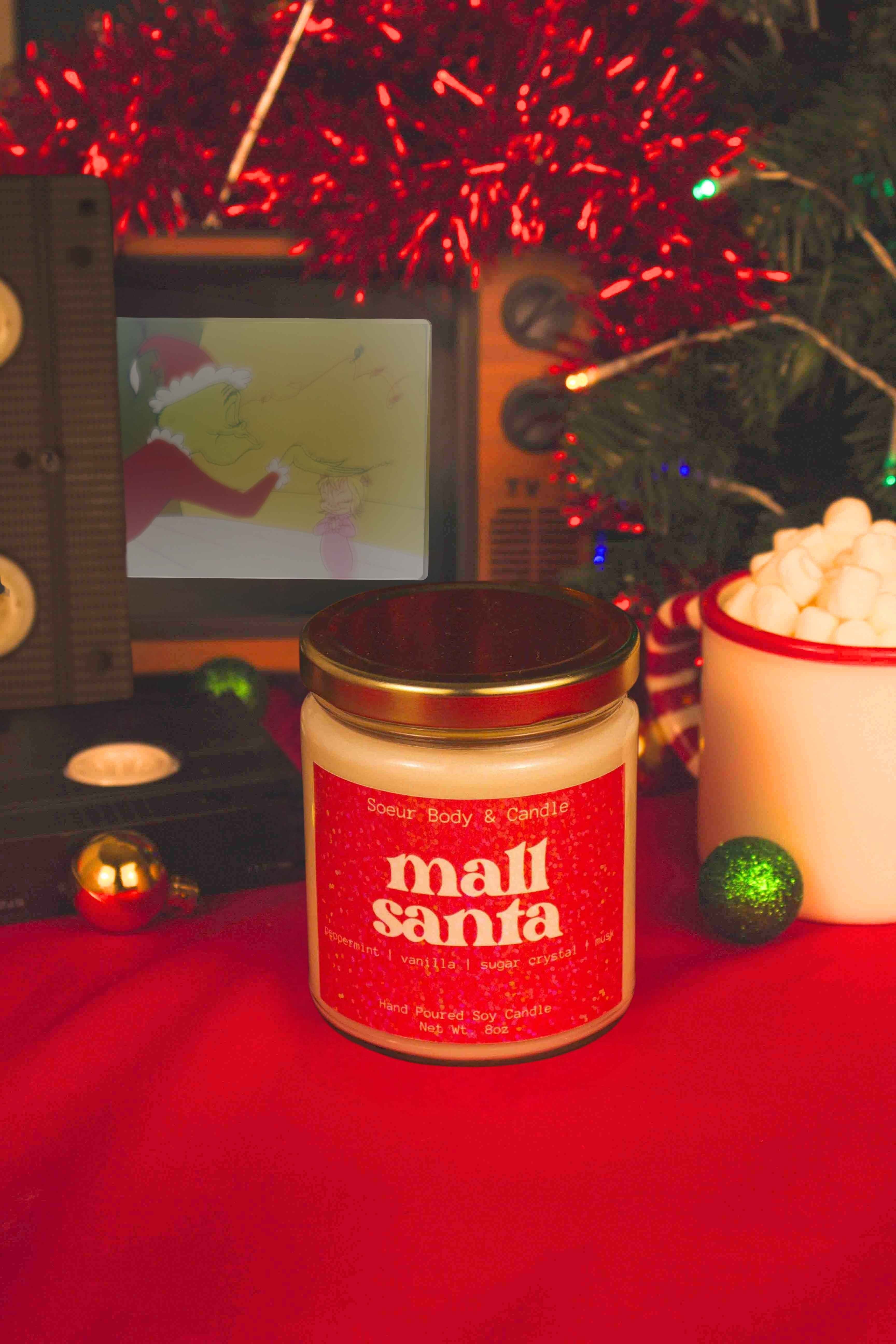 Mall Santa Soy Candle