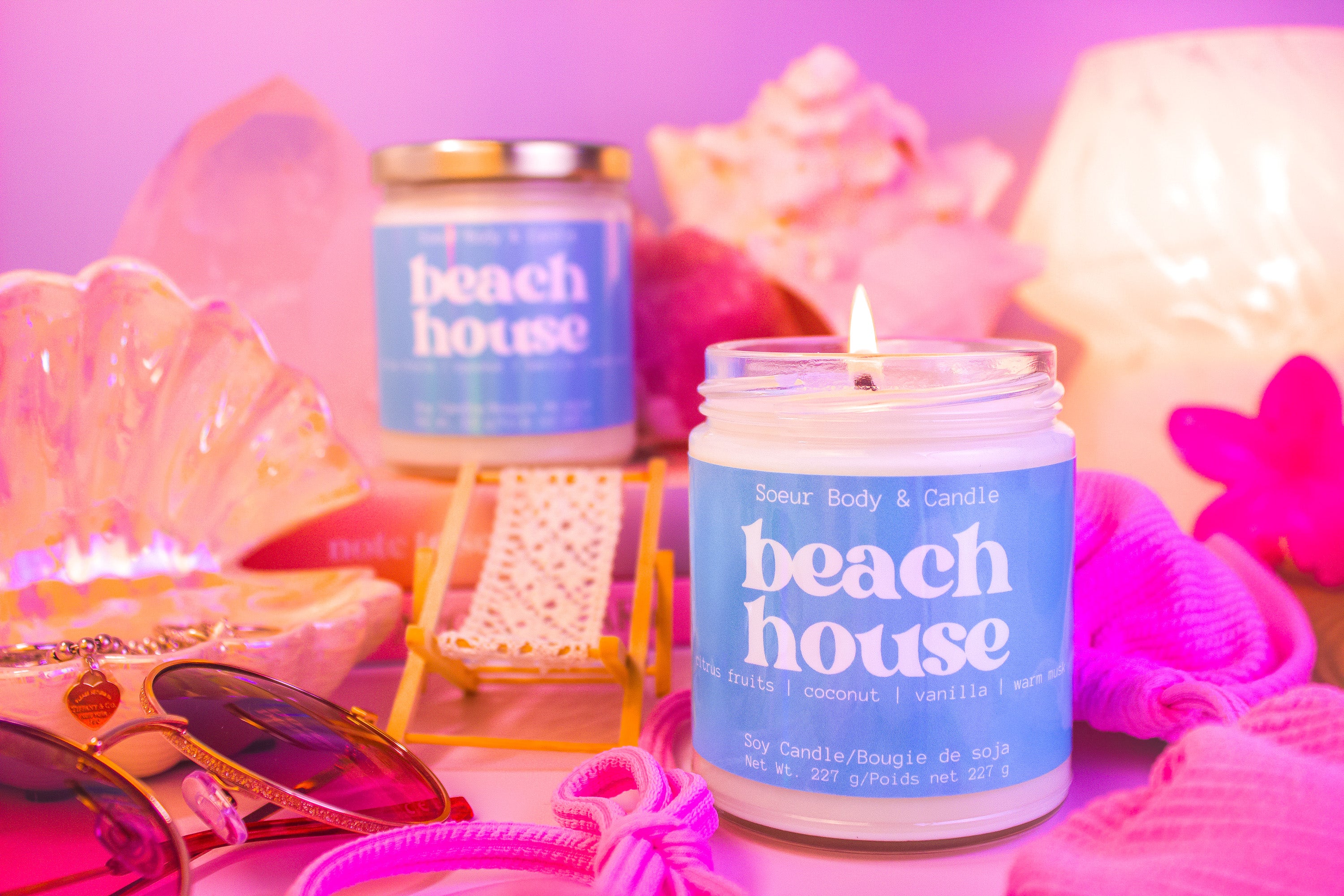 Beach House Soy Candle