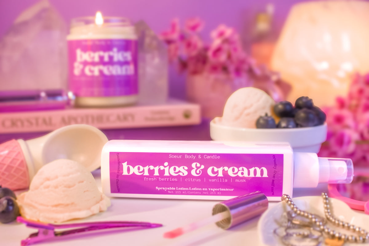 Berries & Cream Sprayable Lotion