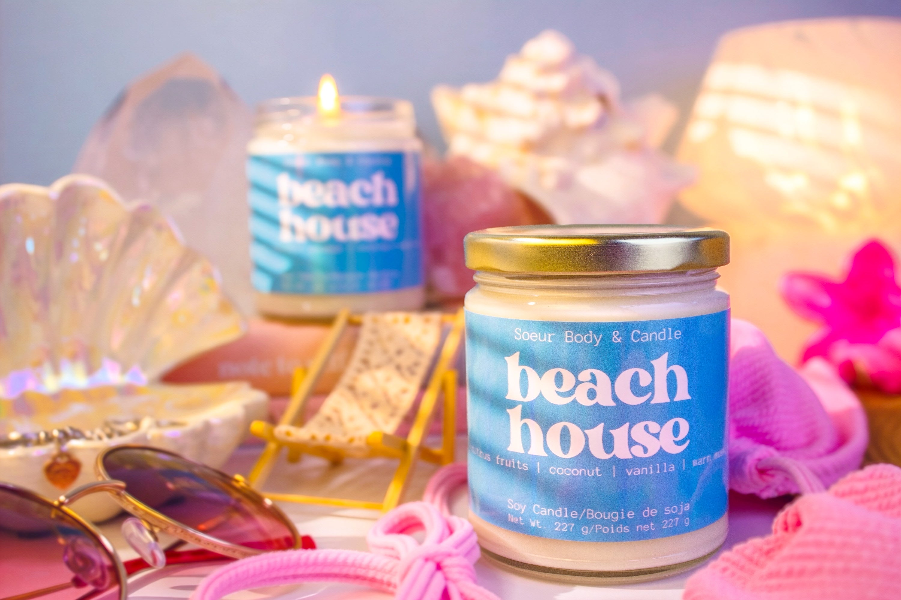 Beach House Soy Candle