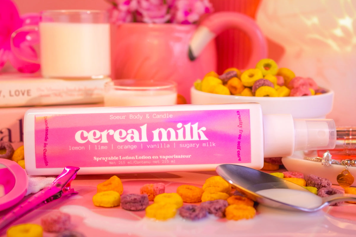 Cereal Milk Sprayable Lotion