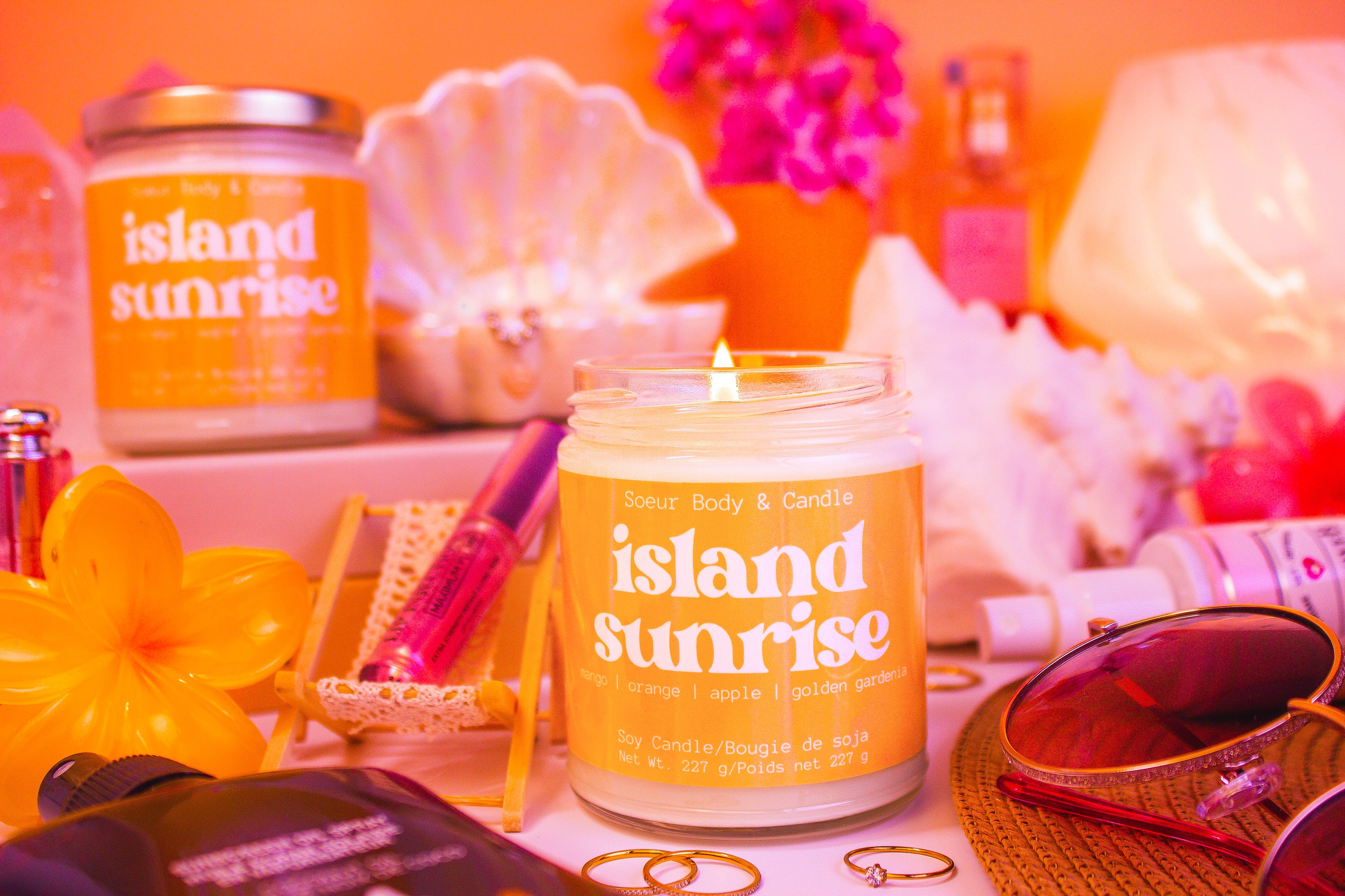 Island Sunrise Soy Candle