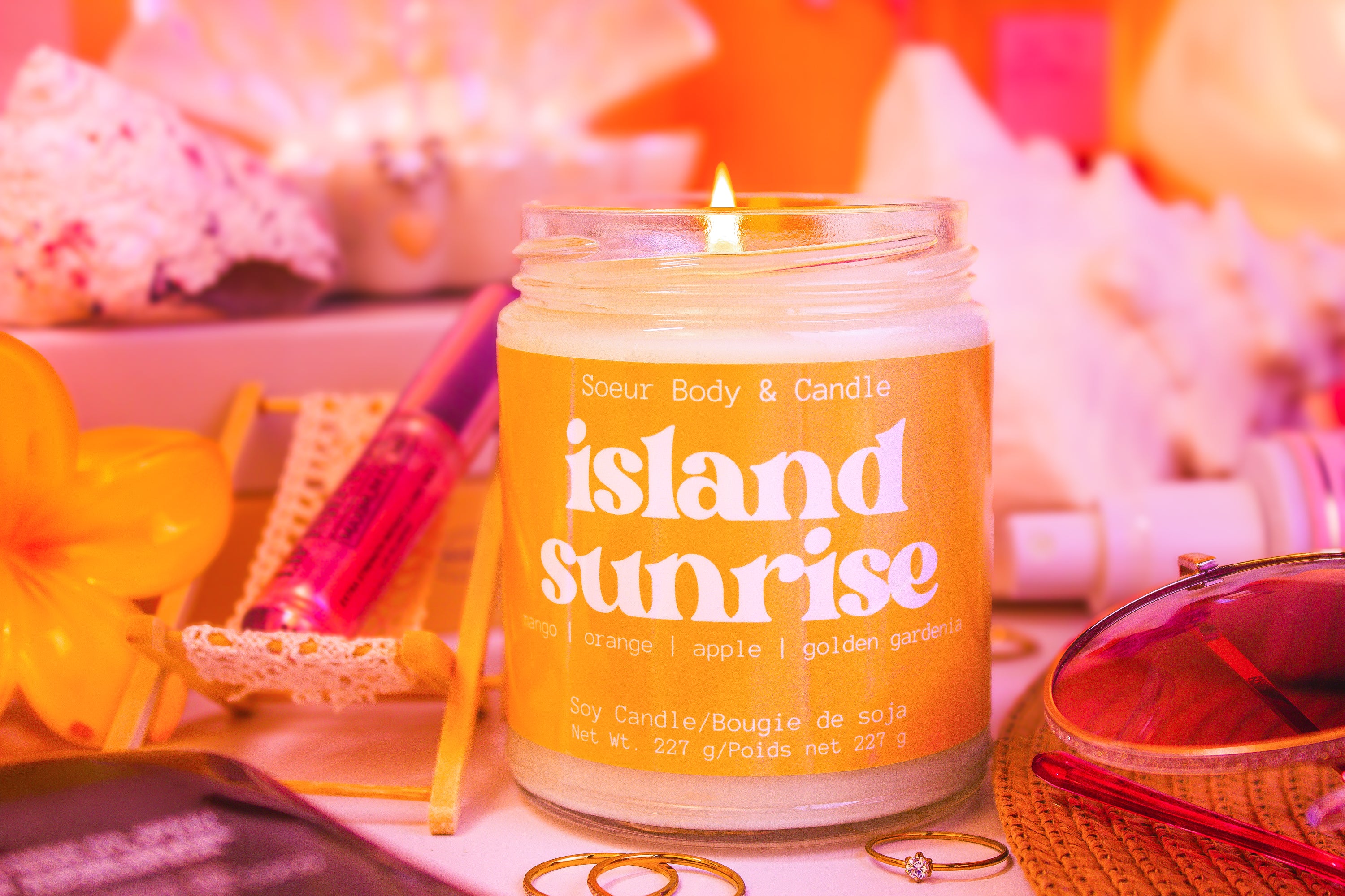 Island Sunrise Soy Candle