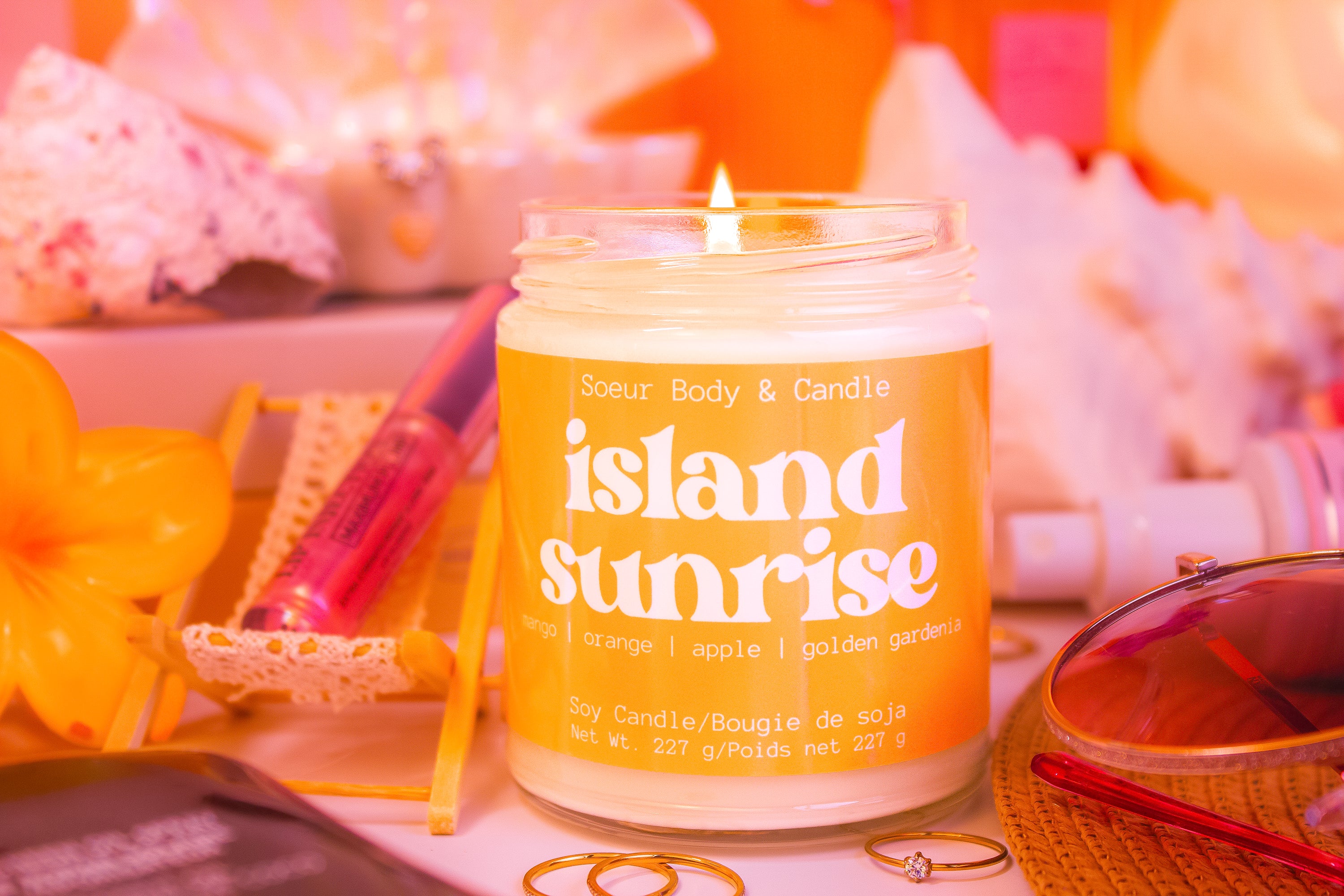 Island Sunrise Soy Candle