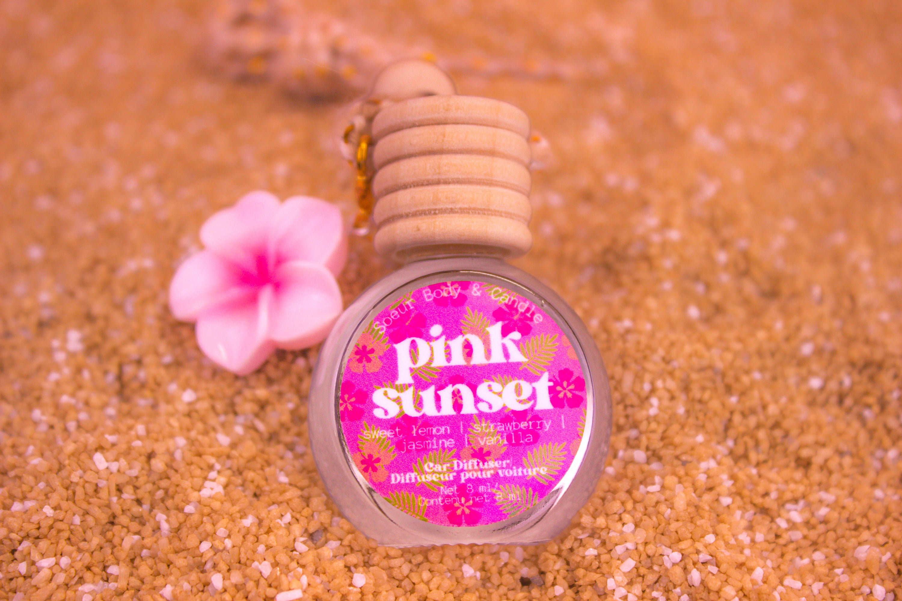 Pink Sunset Car Diffuser