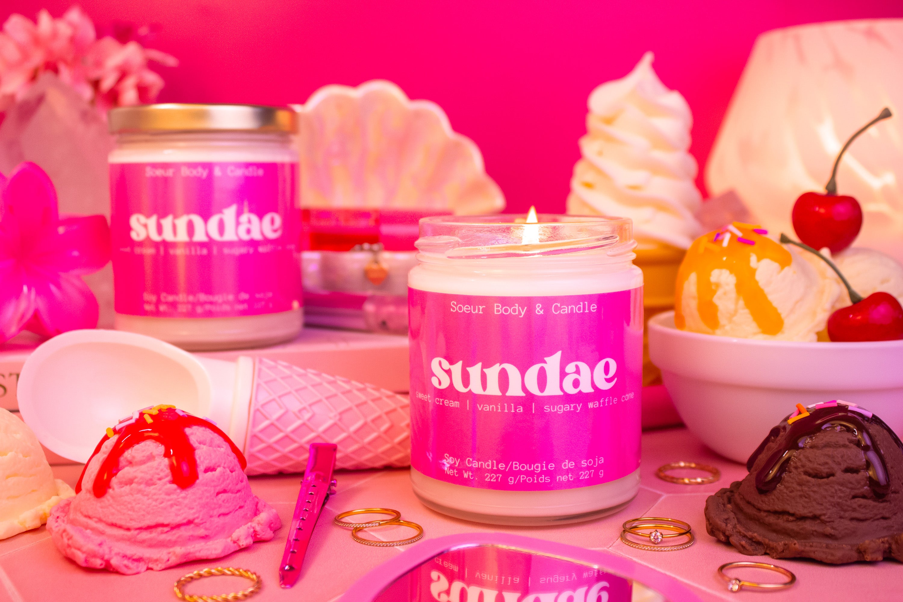 Sundae Soy Candle