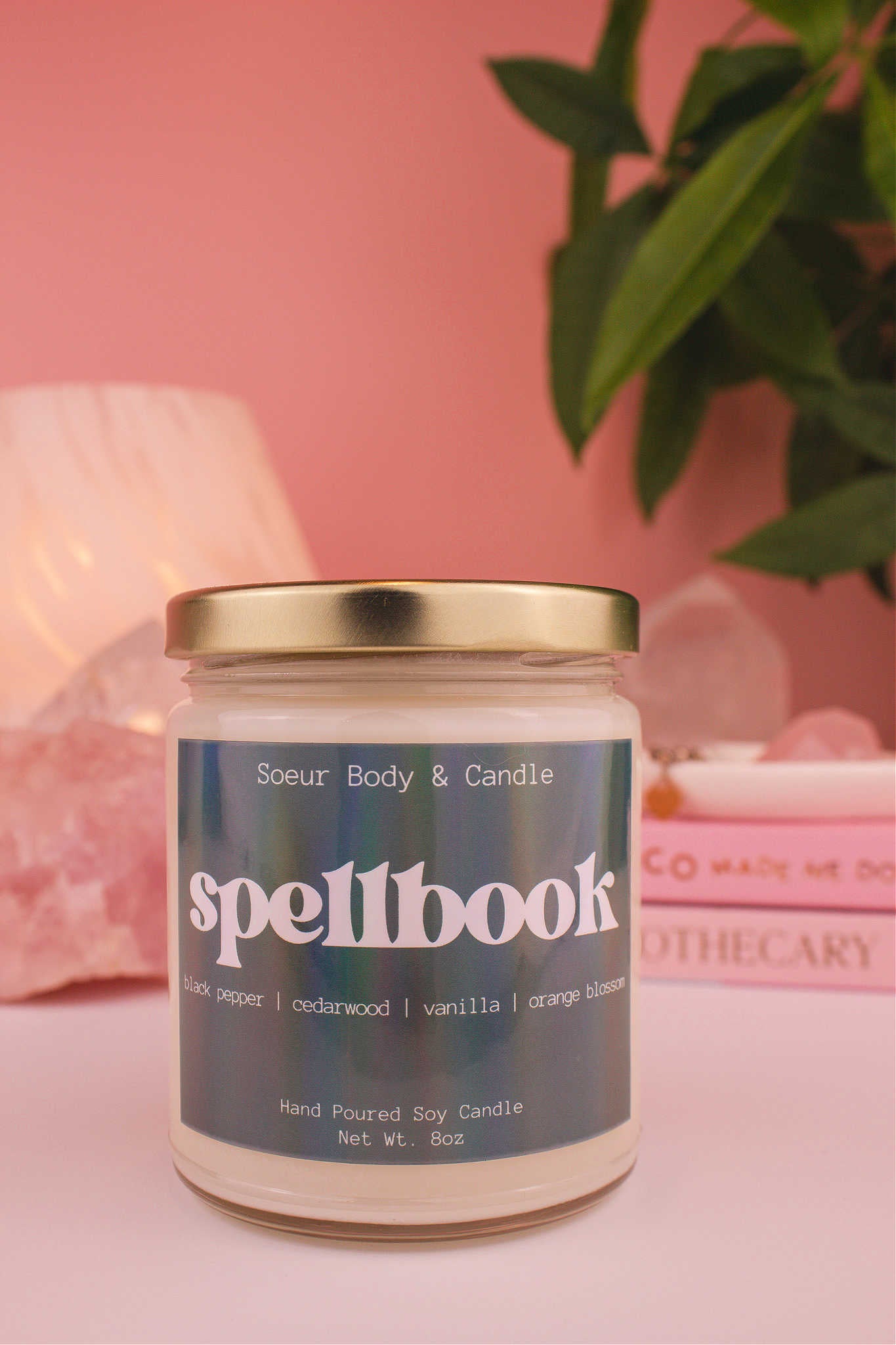 Spellbook Soy Candle