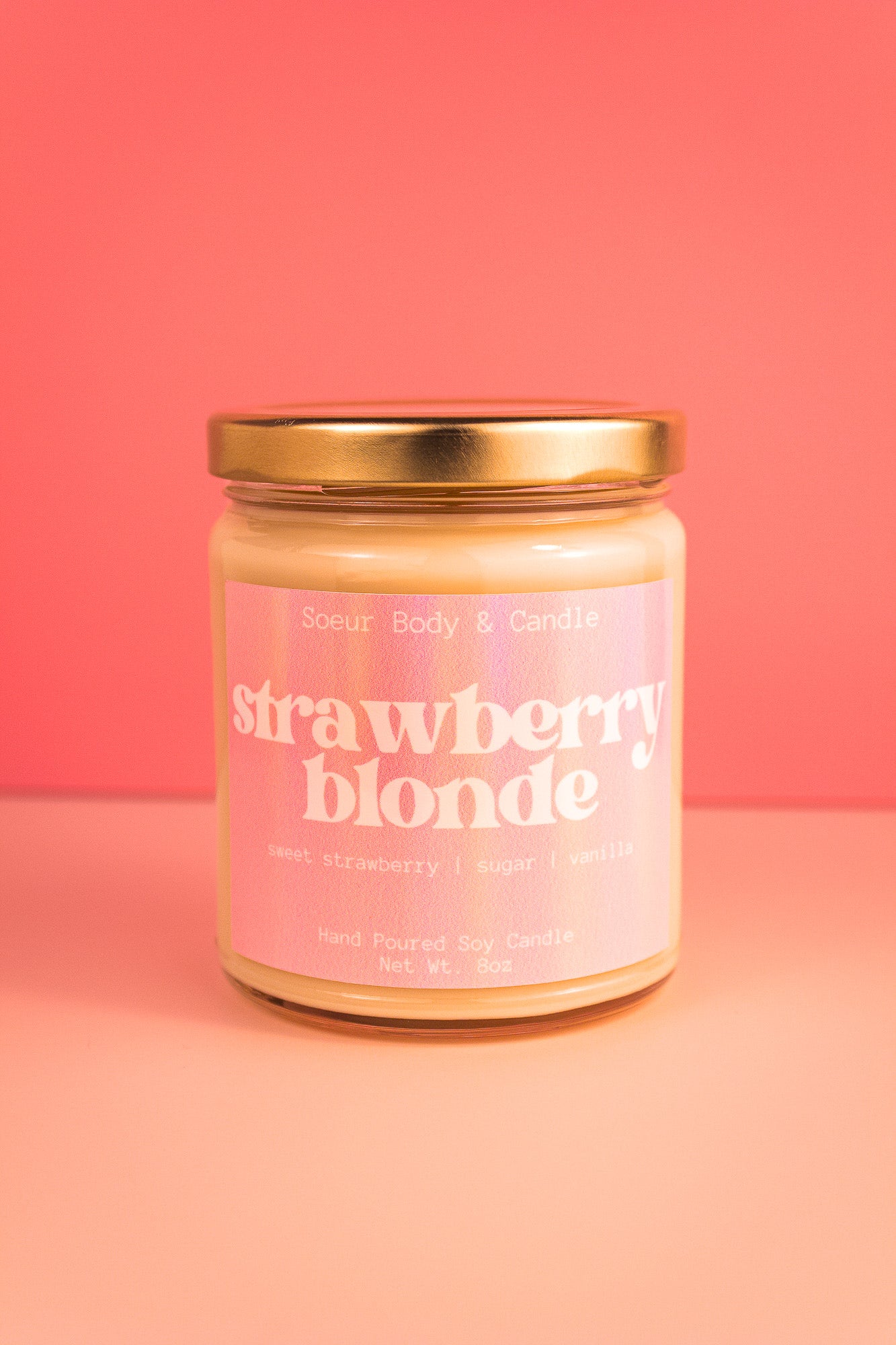 Strawberry Blonde Soy Candle