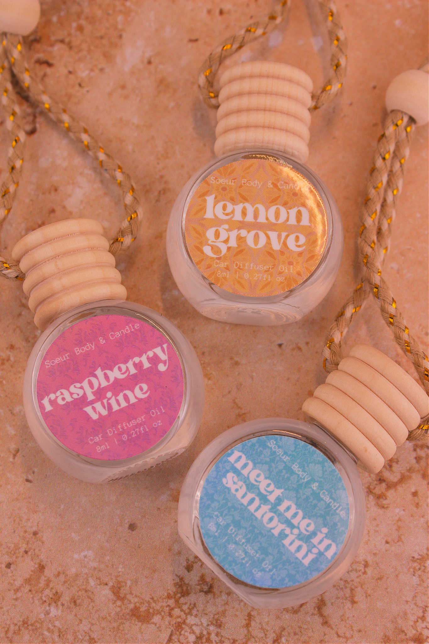 Meet Me In Santorini Car Diffuser