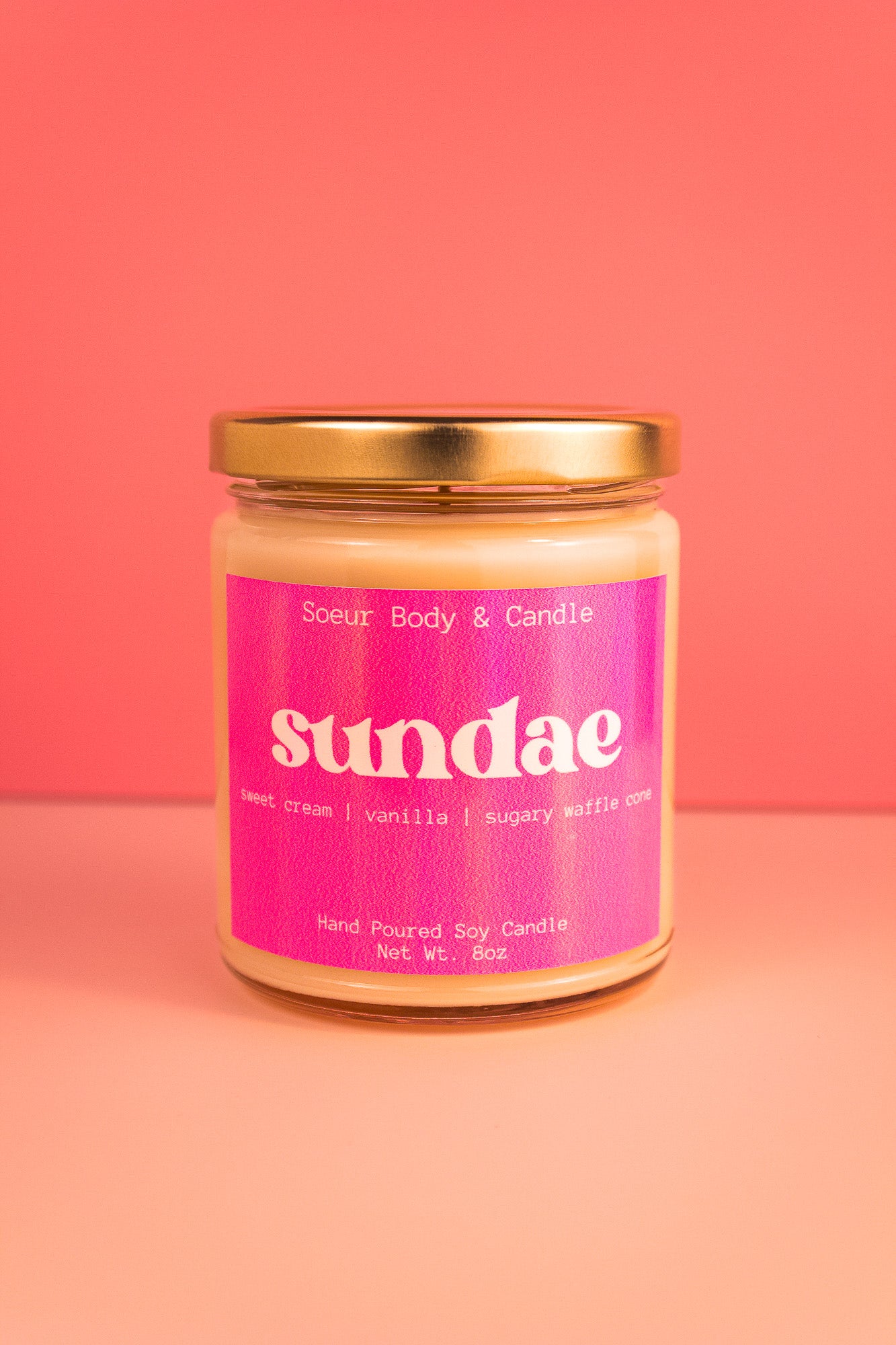 Sundae Soy Candle