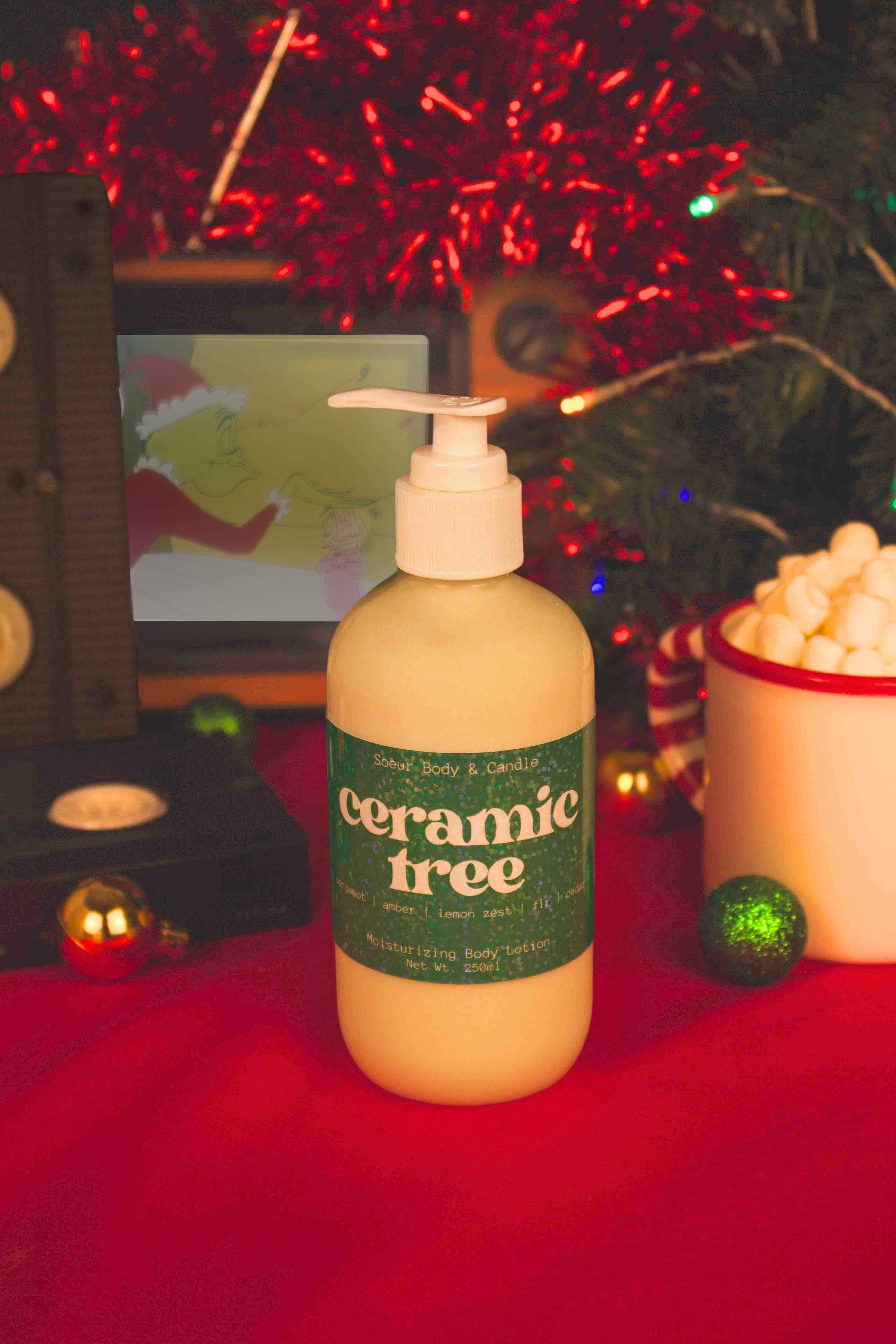 Ceramic Tree Body Lotion