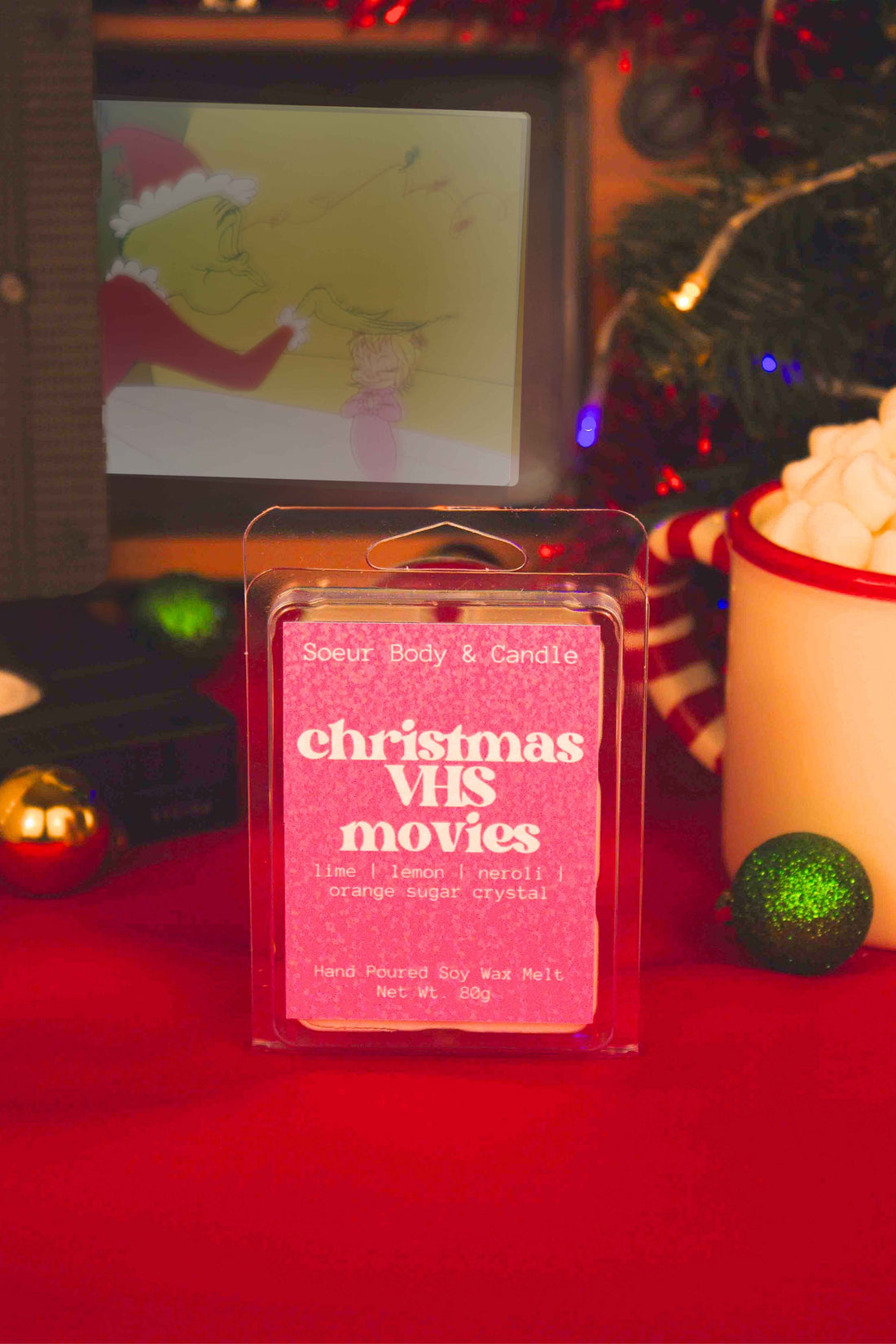 Christmas VHS Movies Soy Wax Melt