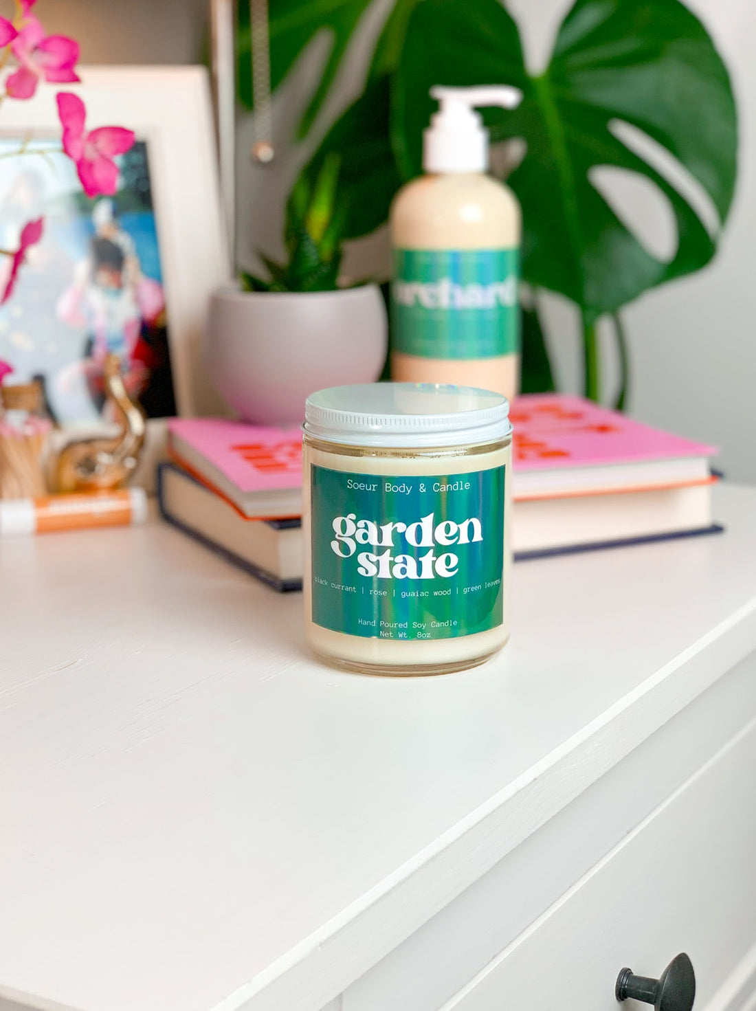 Garden State Soy Candle (black currant, rose, guaiac wood, green leaves)