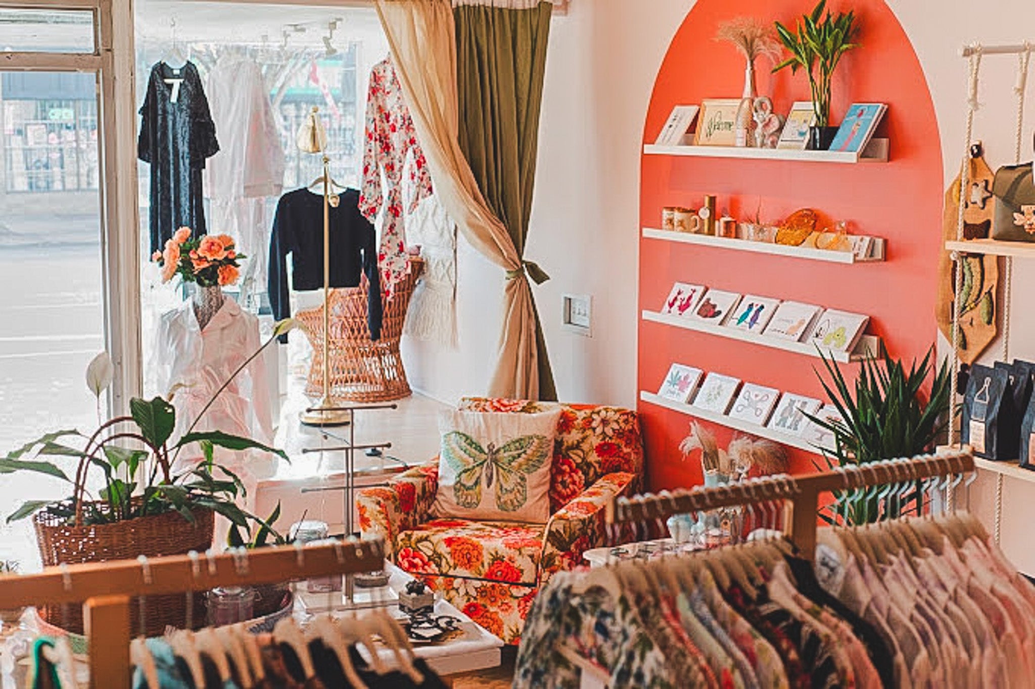 Inside Good Intentions, located at 1434 Danforth Avenue in Toronto, Ontario.