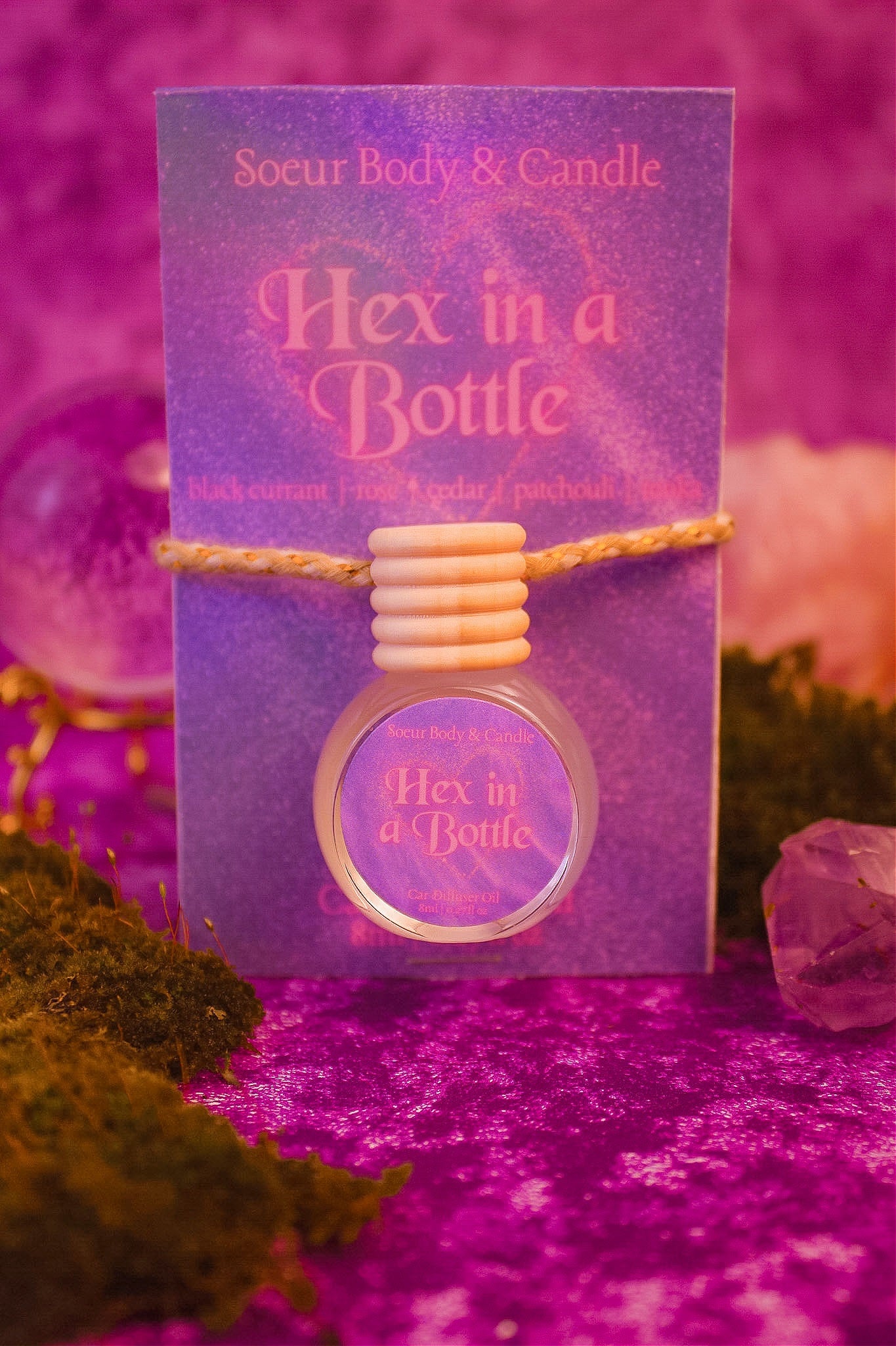 Hex in a Bottle Car Diffuser