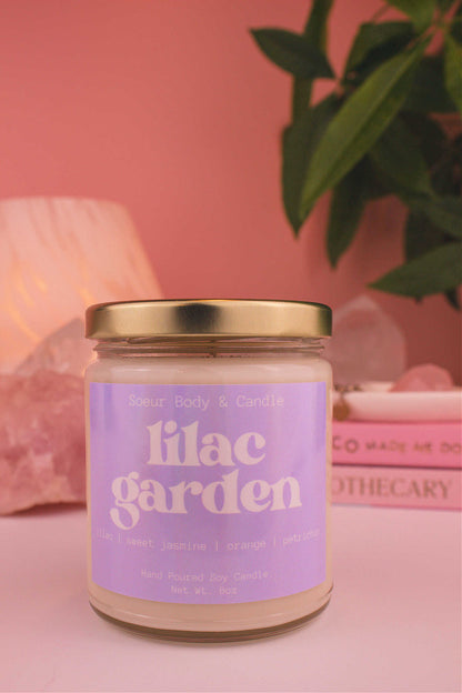 Lilac Garden Soy Candle
