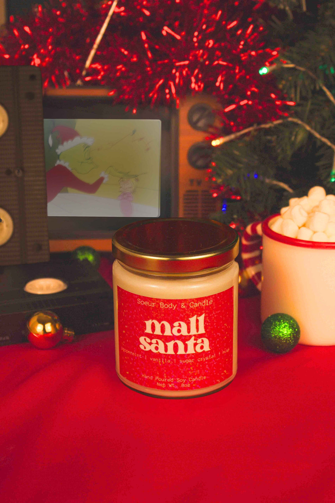 Mall Santa Soy Candle