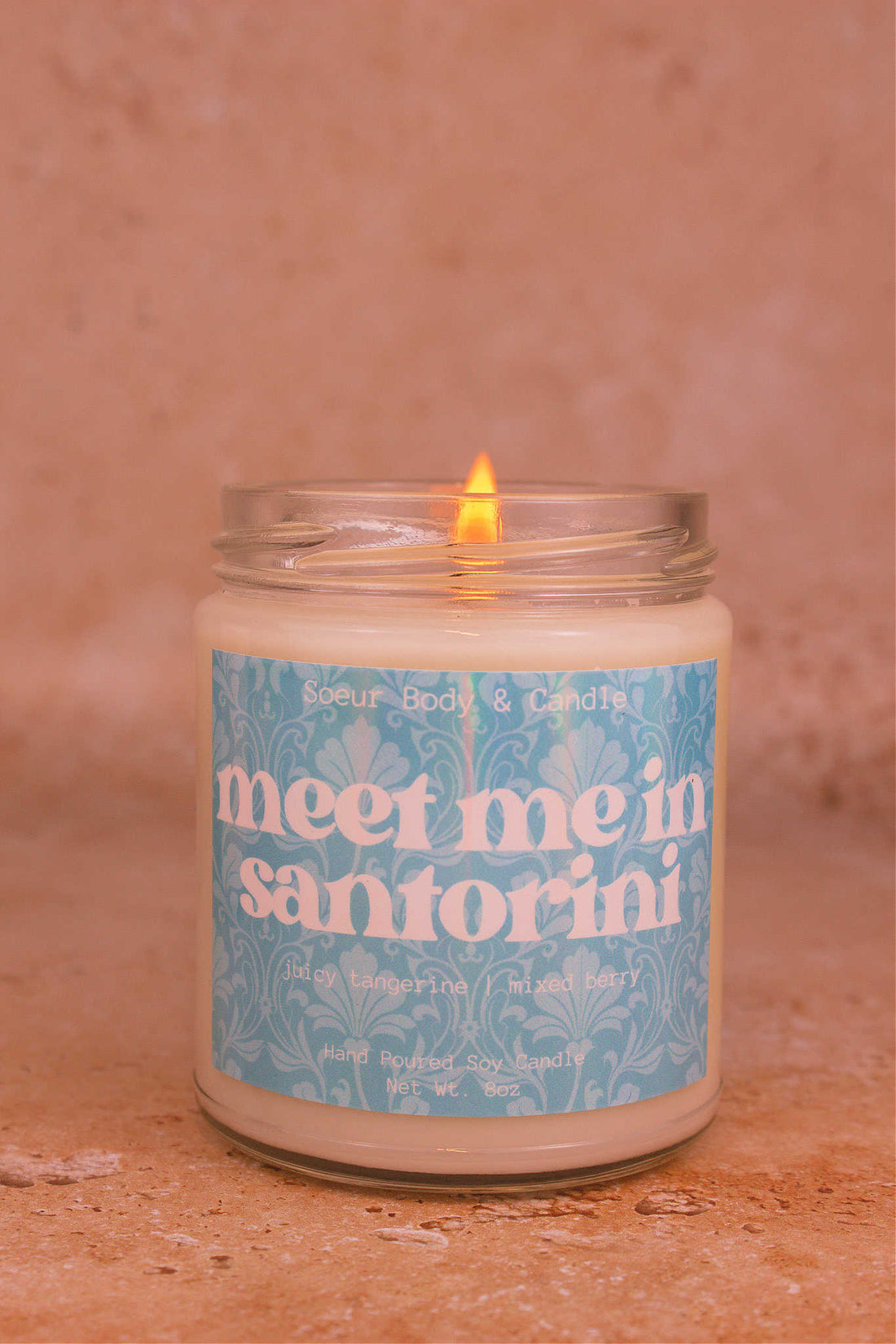 Meet Me In Santorini Soy Candle