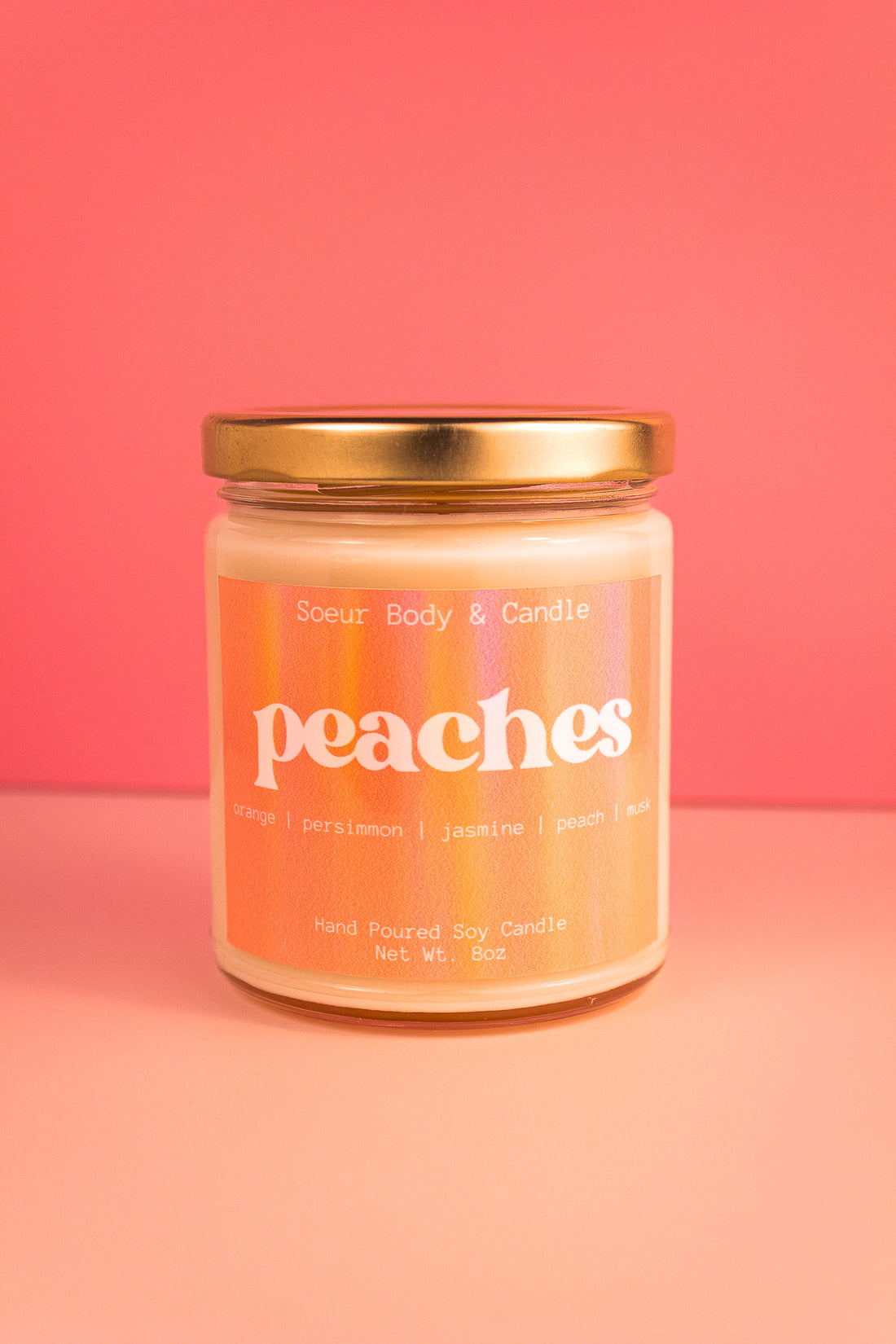 Peaches Soy Candle
