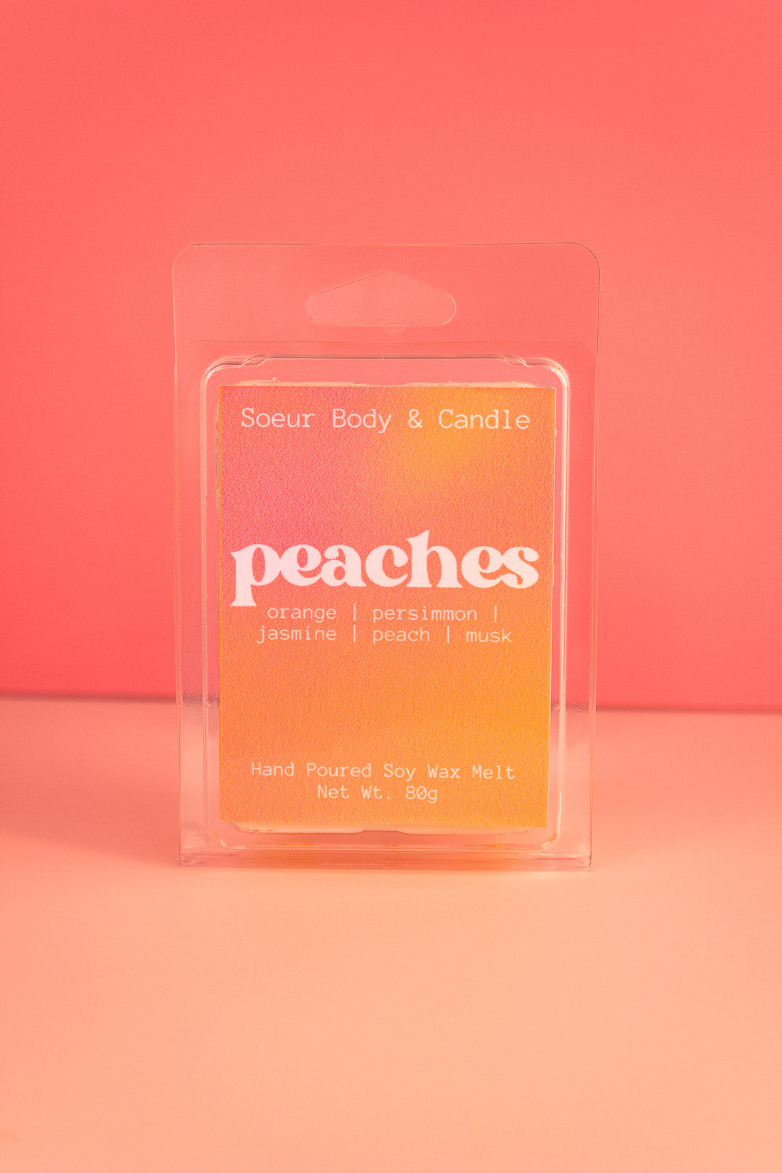 Peaches Soy Wax Melt