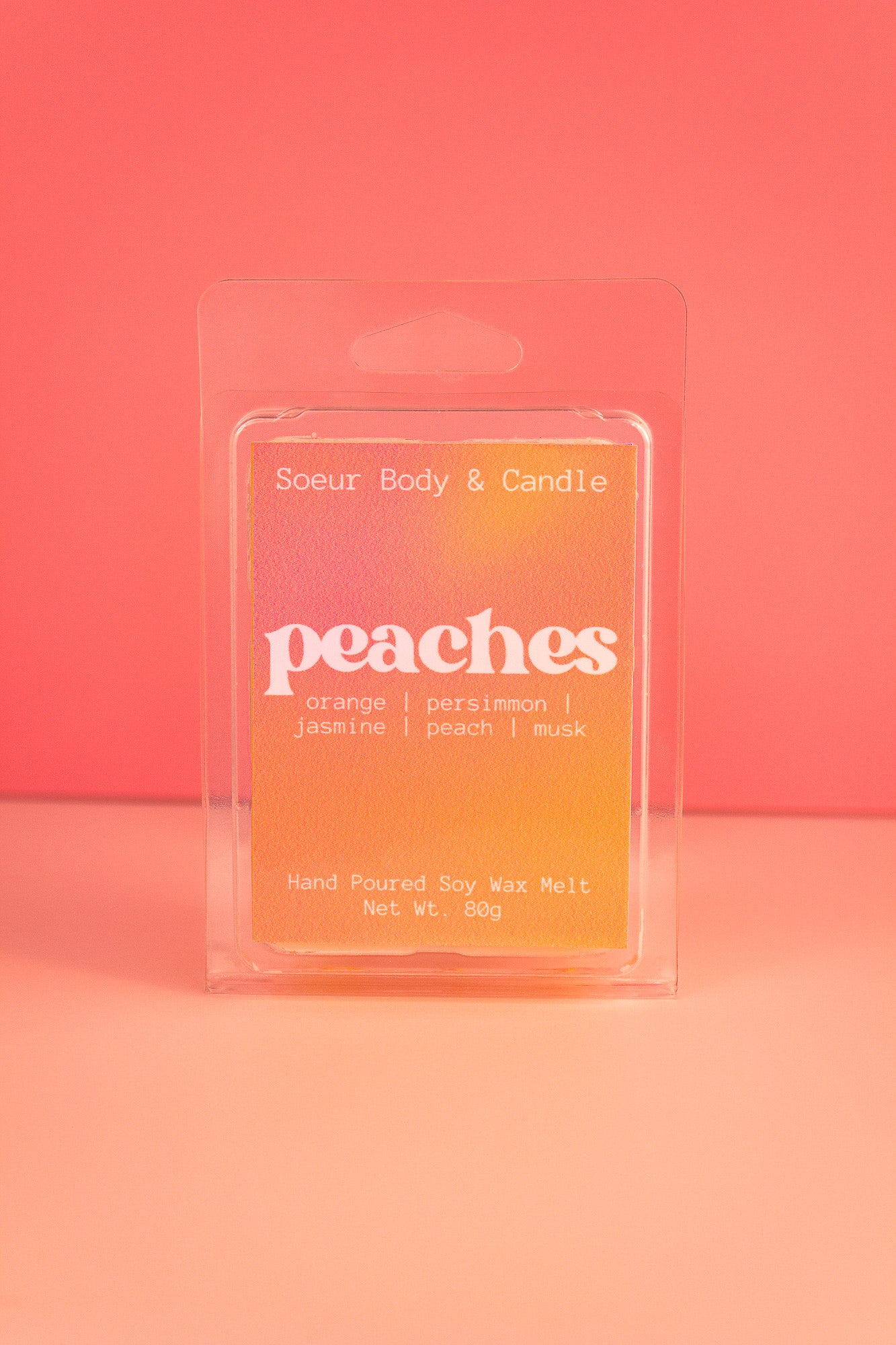 Peaches Soy Wax Melt