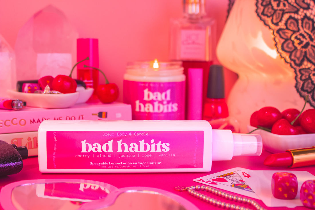 Bad Habits Sprayable Lotion