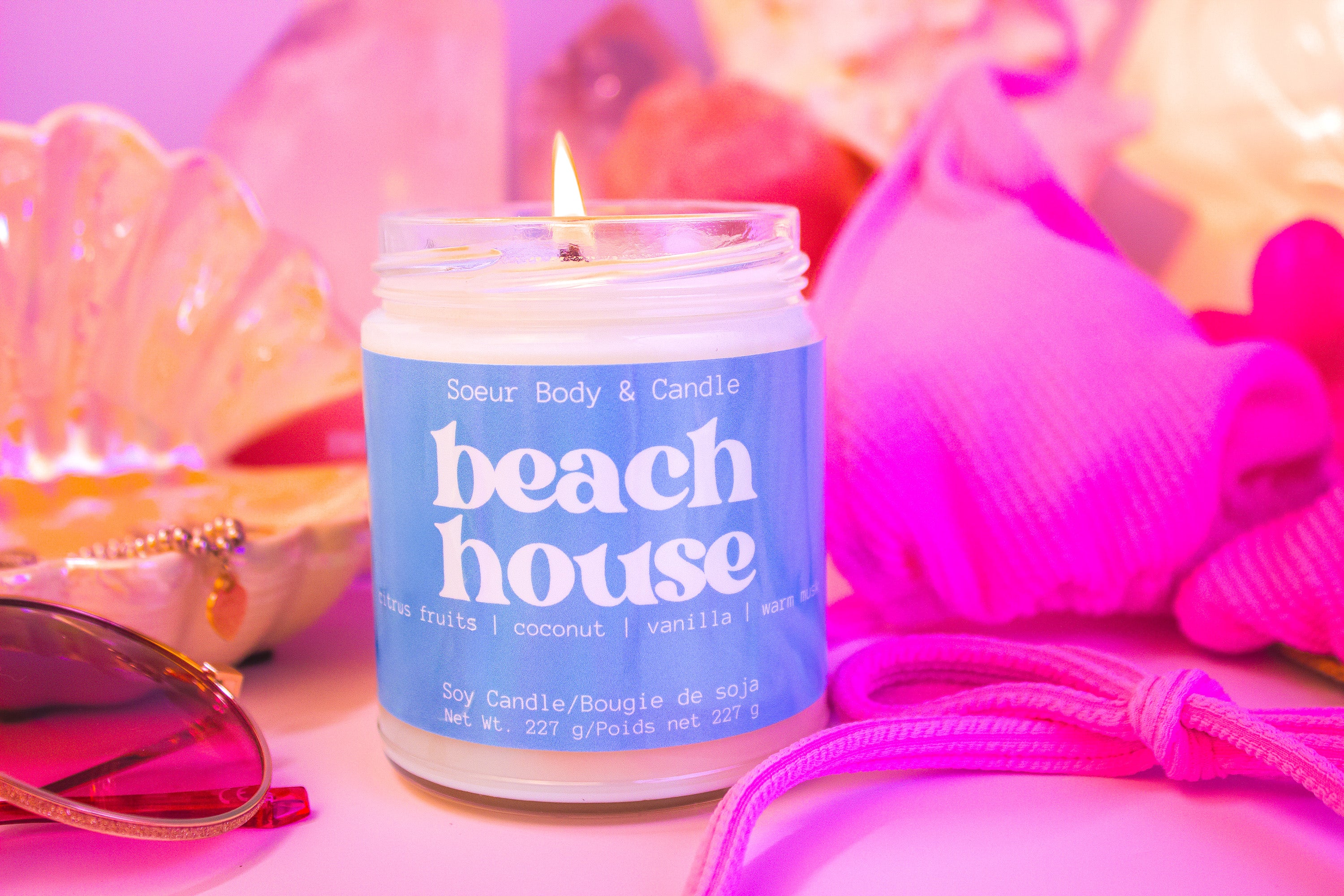 Beach House Soy Candle