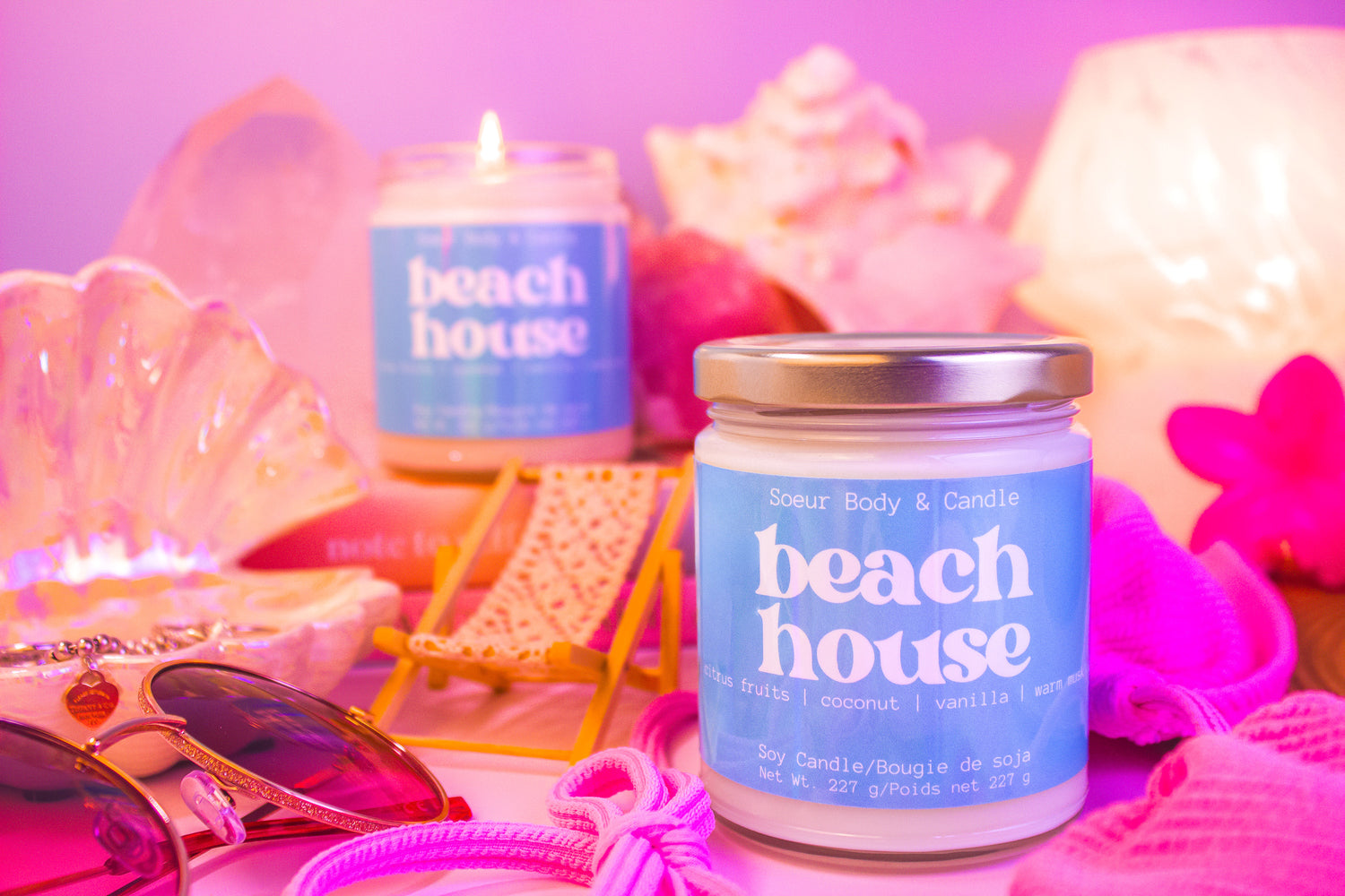 Beach House Soy Candle