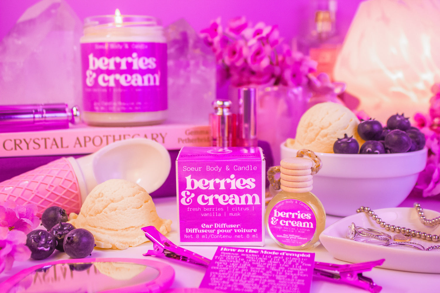 Berries &amp; Cream Car Diffuser