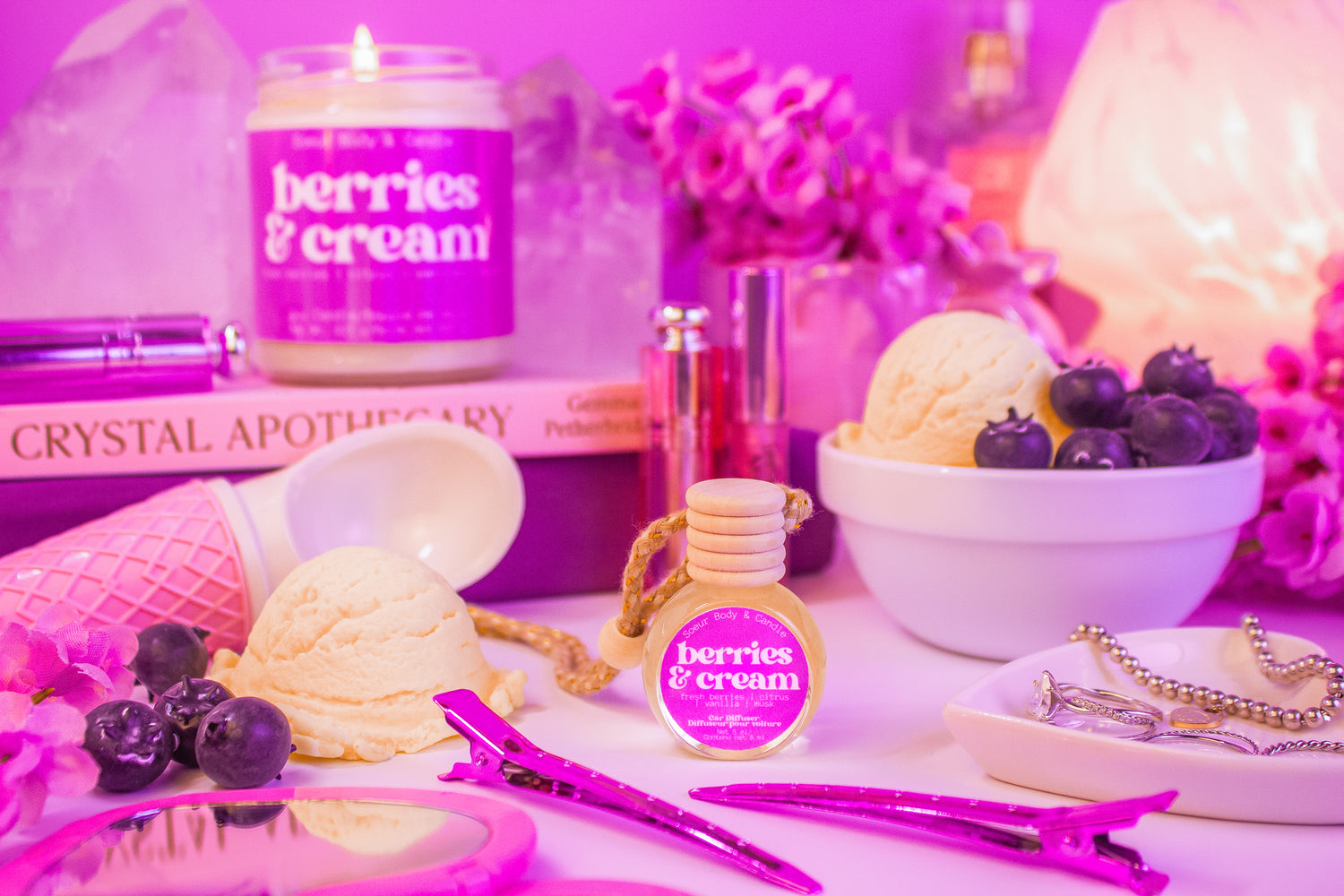 Berries &amp; Cream Car Diffuser