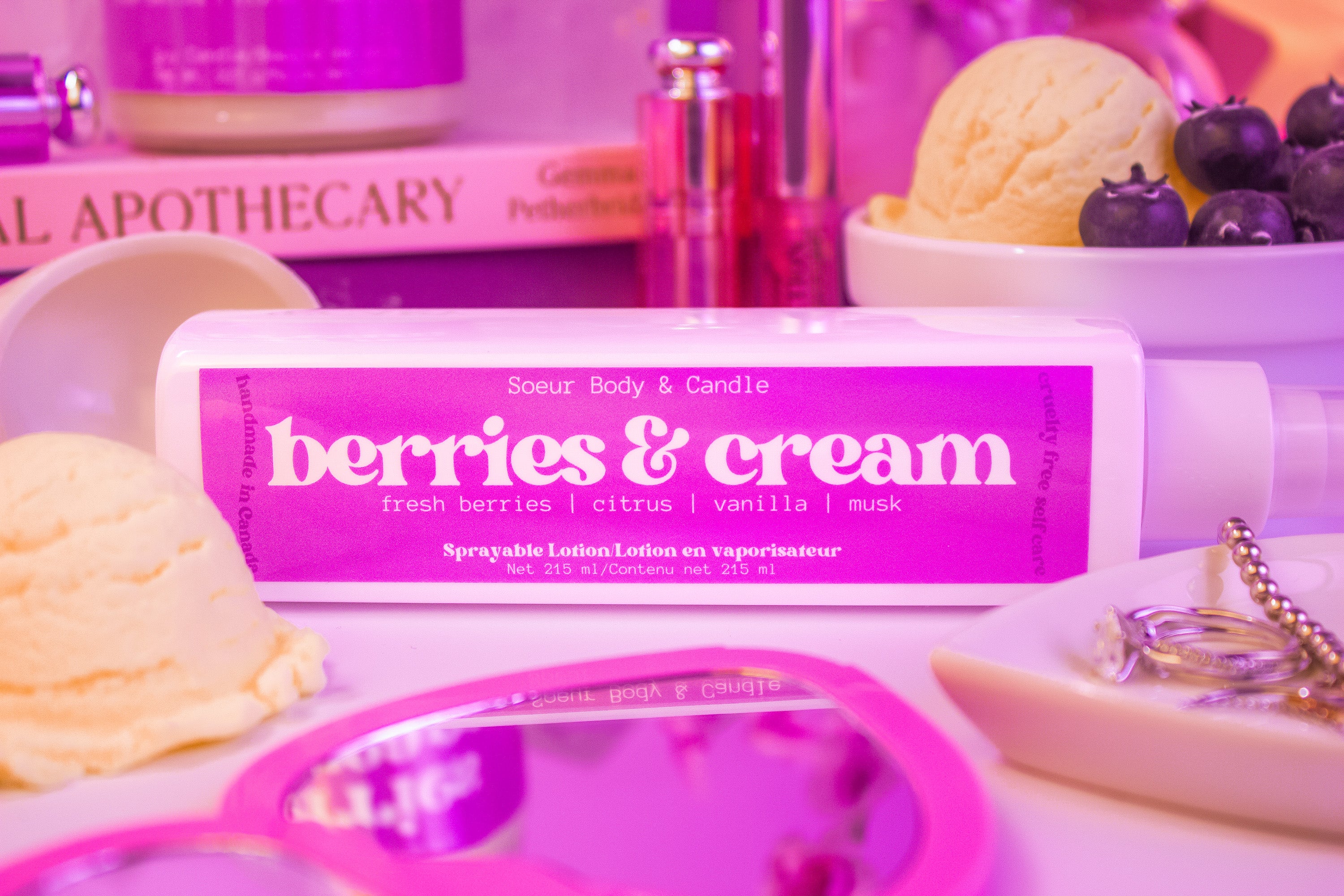 Berries &amp; Cream Sprayable Lotion