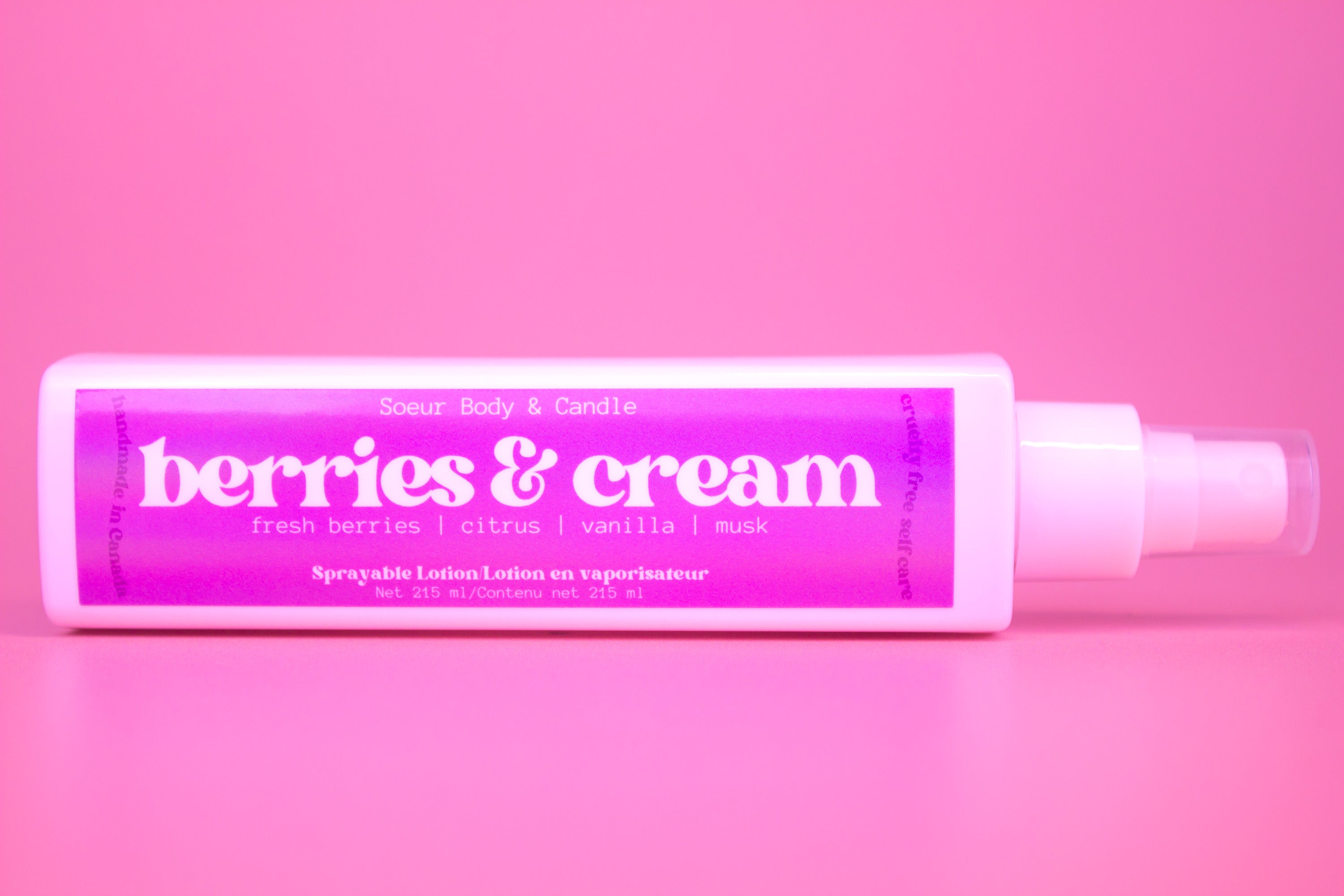 Berries &amp; Cream Sprayable Lotion