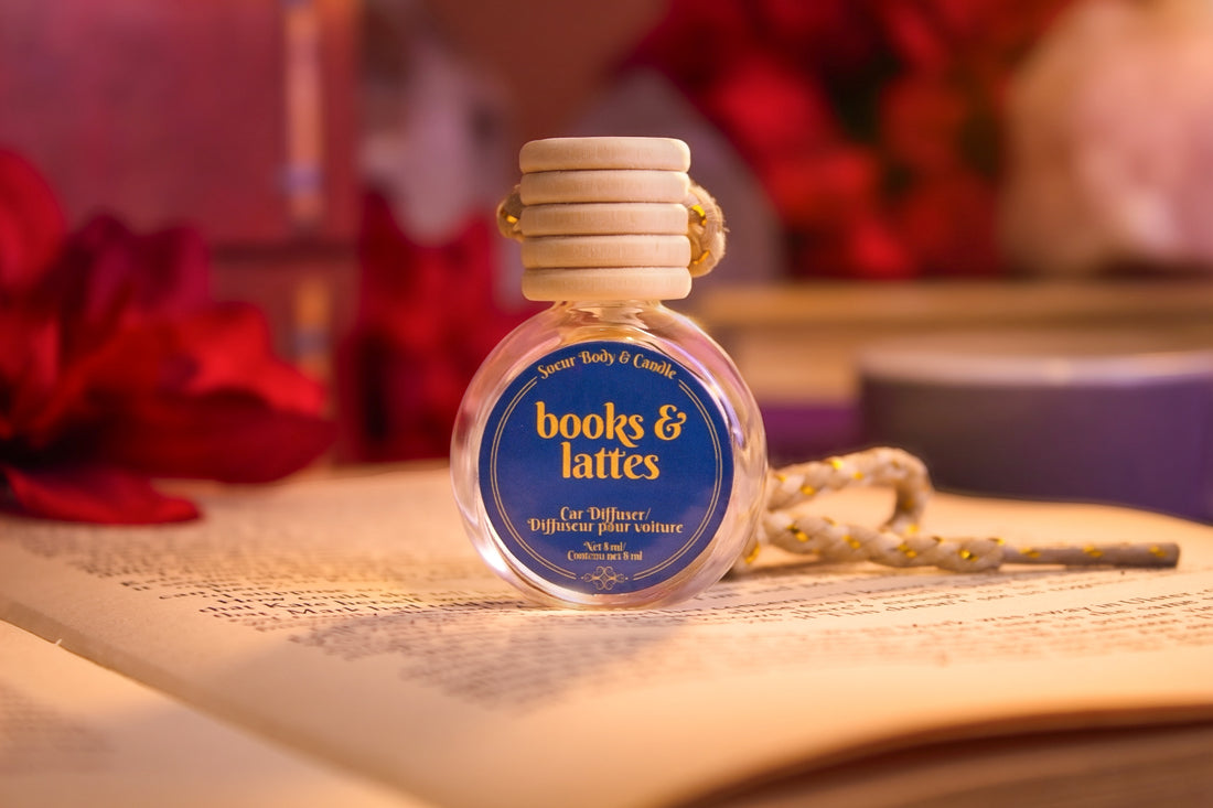 Books &amp; Lattes Car Diffuser