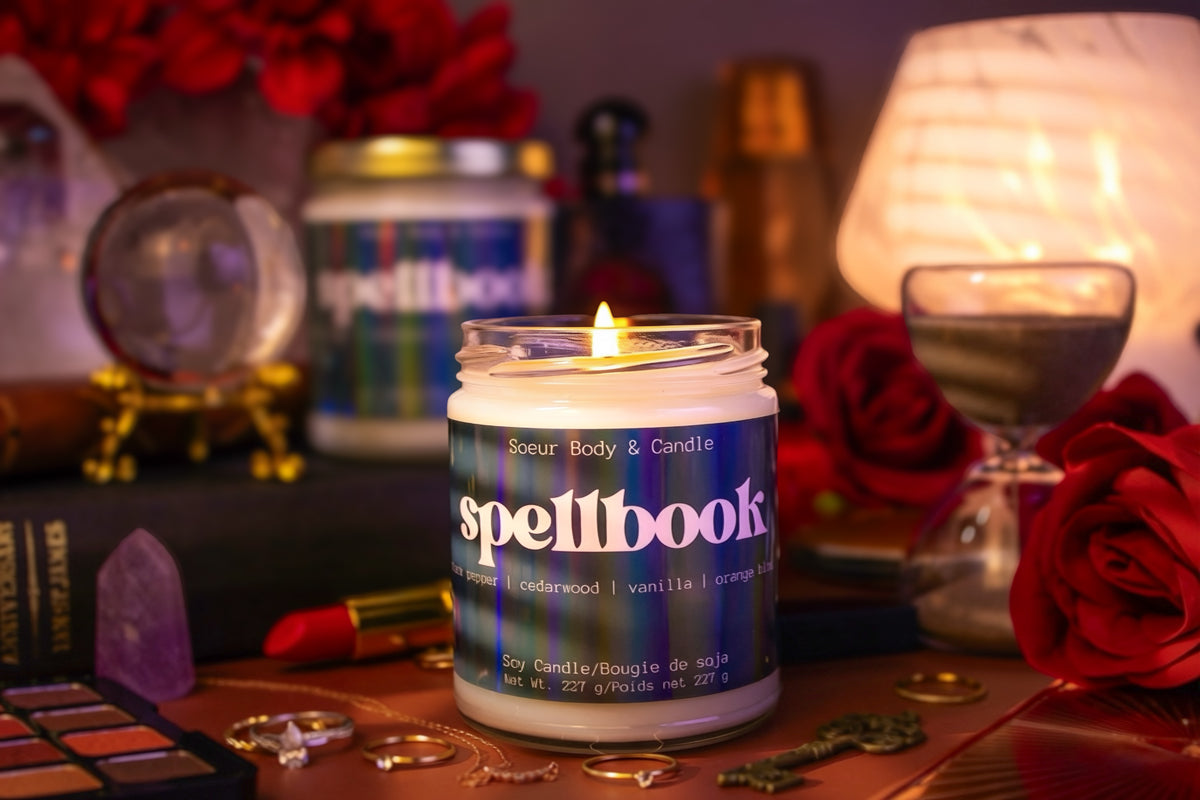 Spellbook Soy Candle