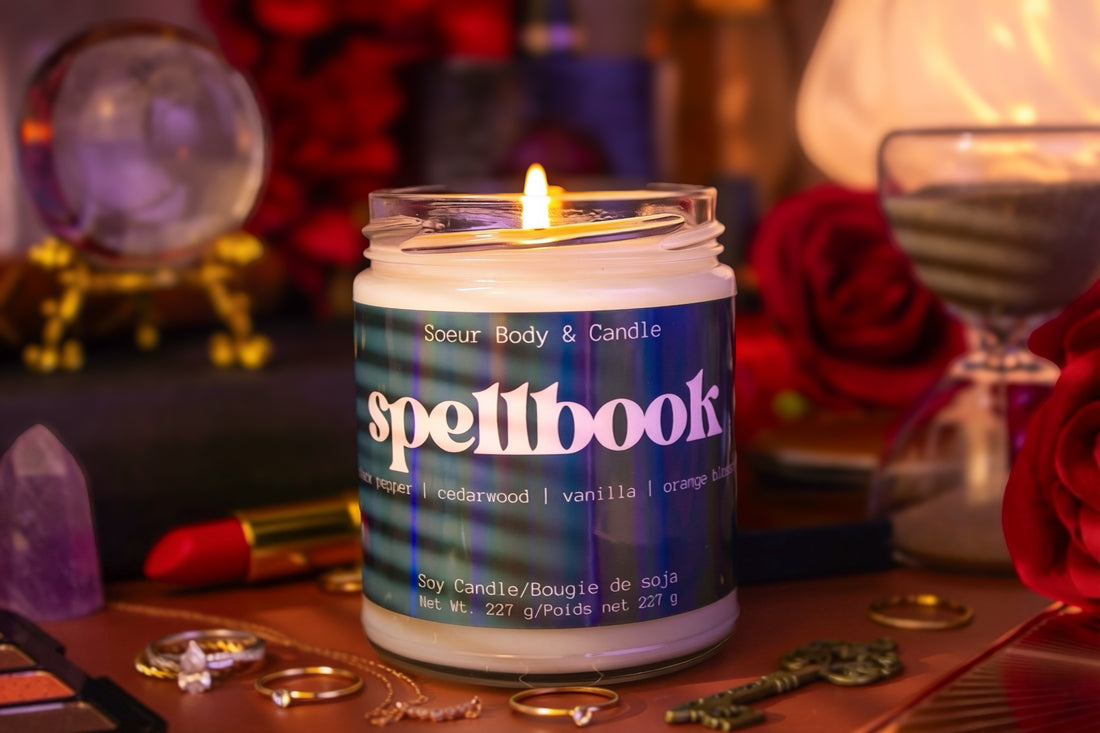 Spellbook Soy Candle