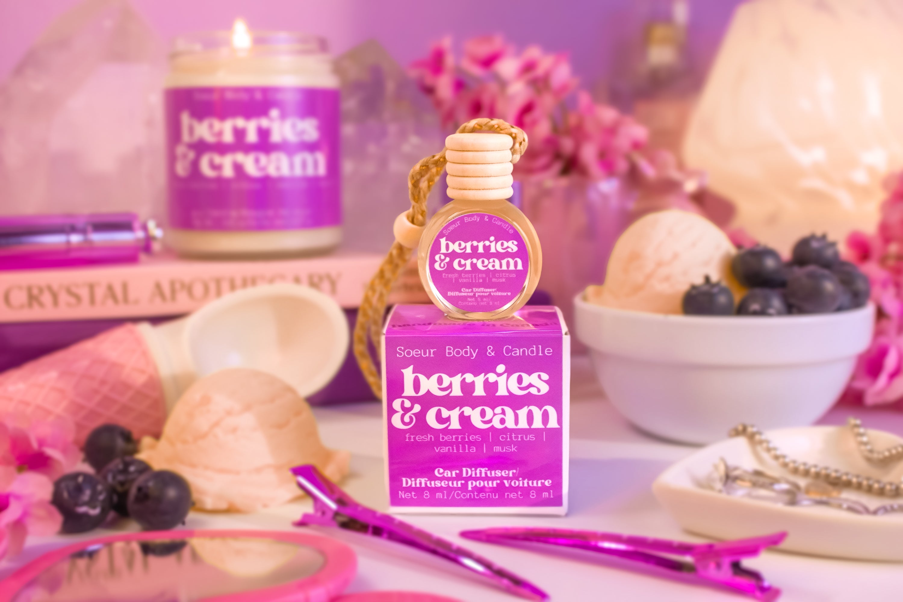 Berries &amp; Cream Car Diffuser