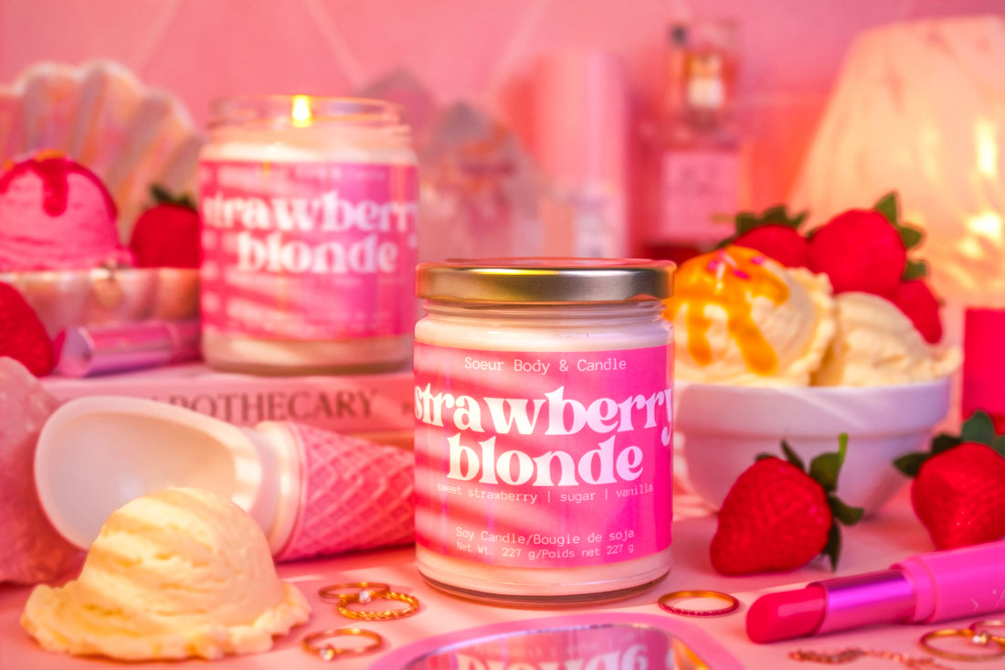 Strawberry Blonde Soy Candle