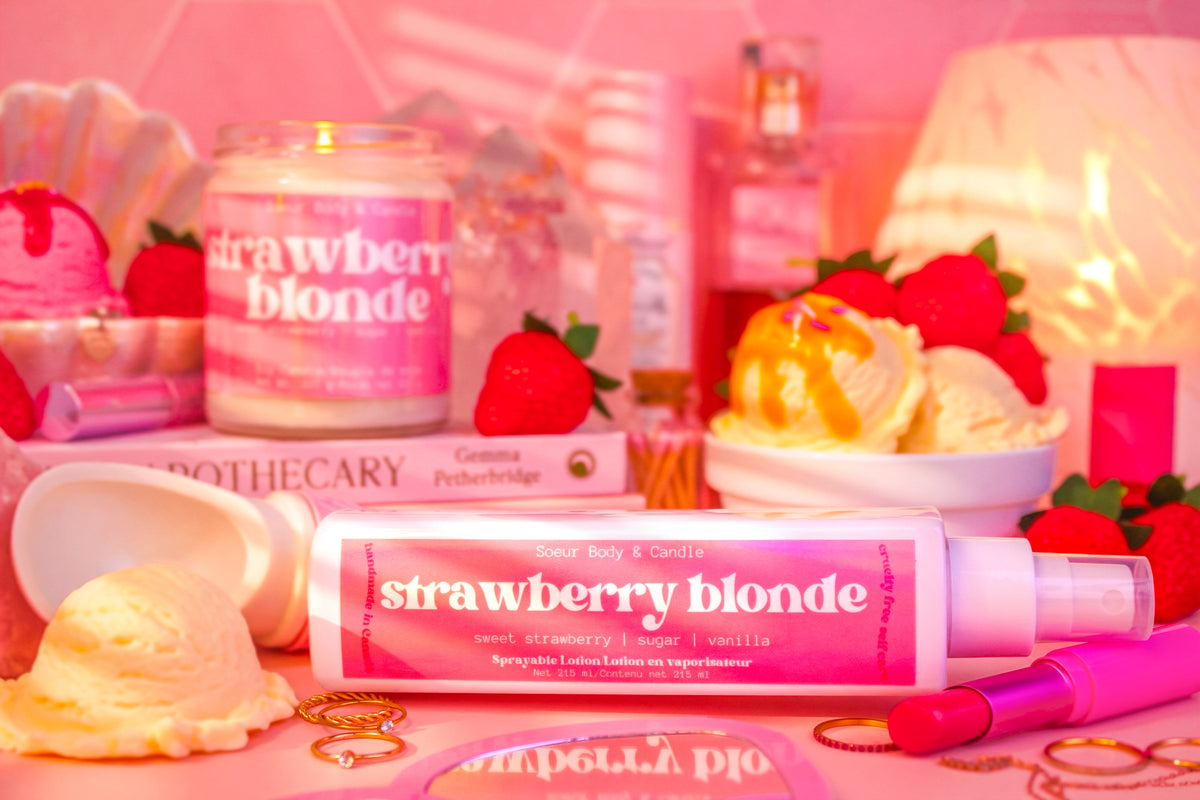 Strawberry Blonde Sprayable Lotion