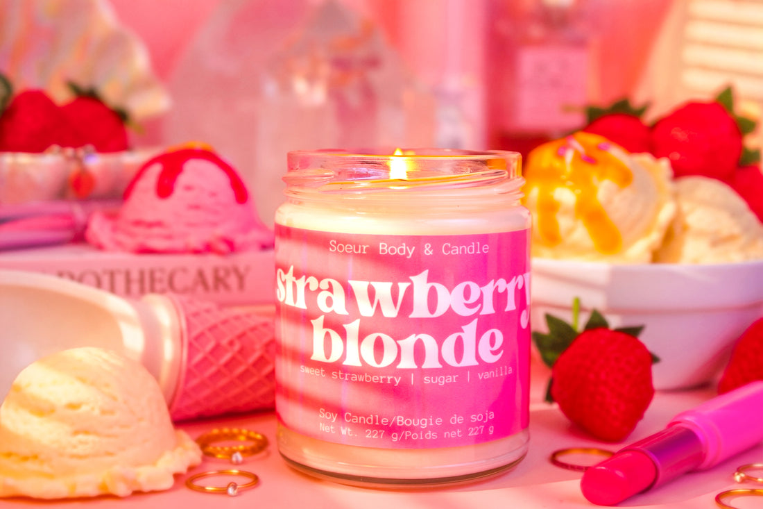 Strawberry Blonde Soy Candle