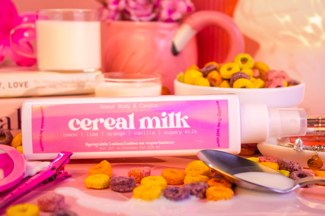 Cereal Milk Sprayable Lotion