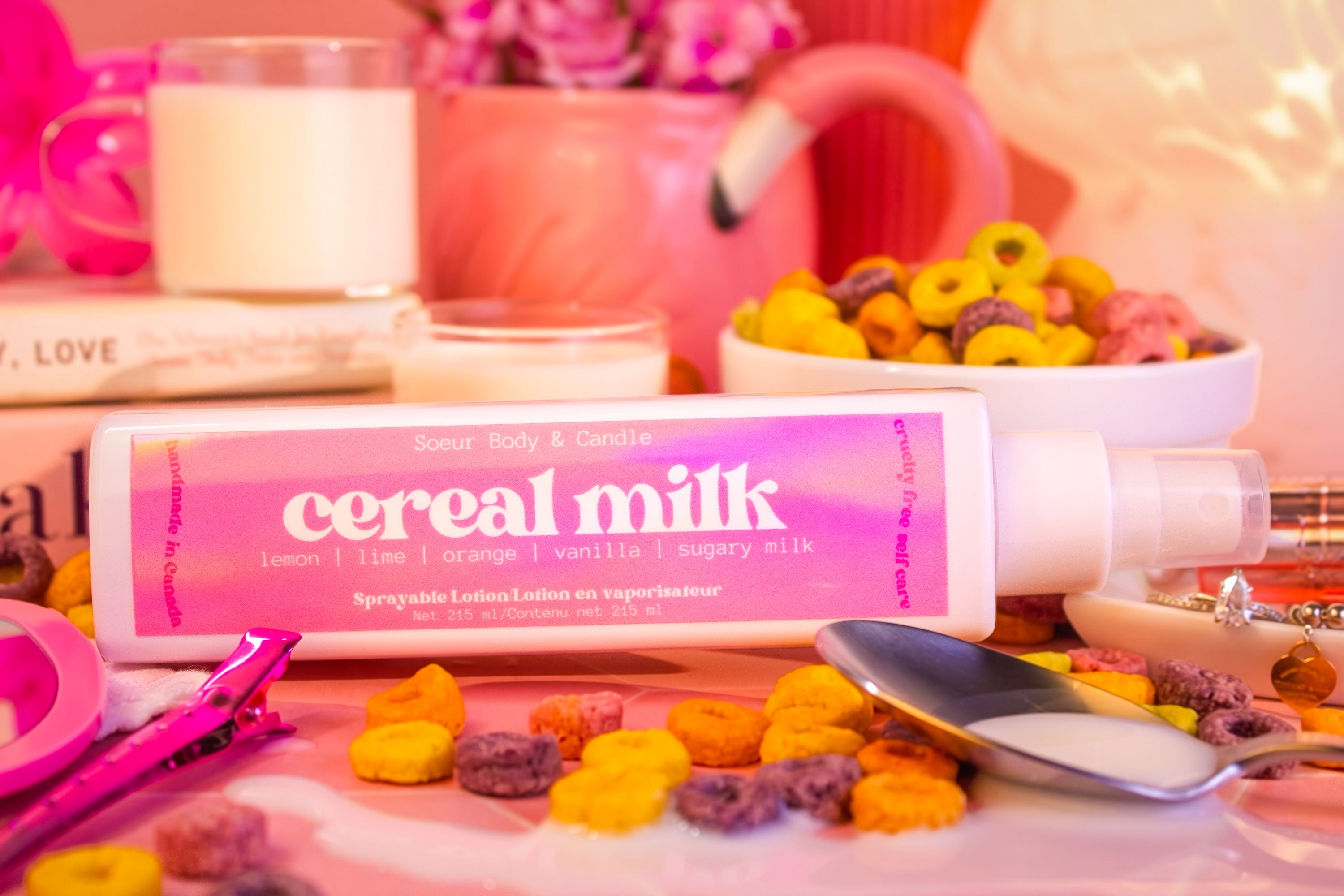 Cereal Milk Sprayable Lotion