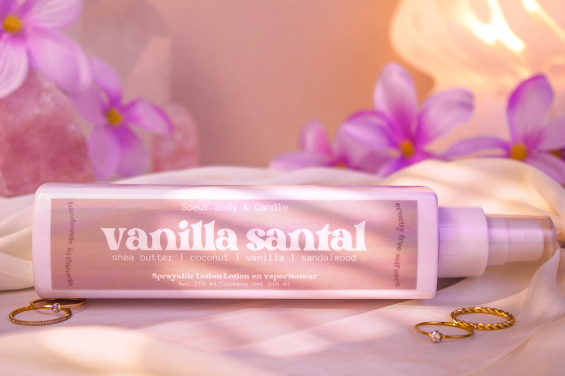 Vanilla Santal Sprayable Lotion