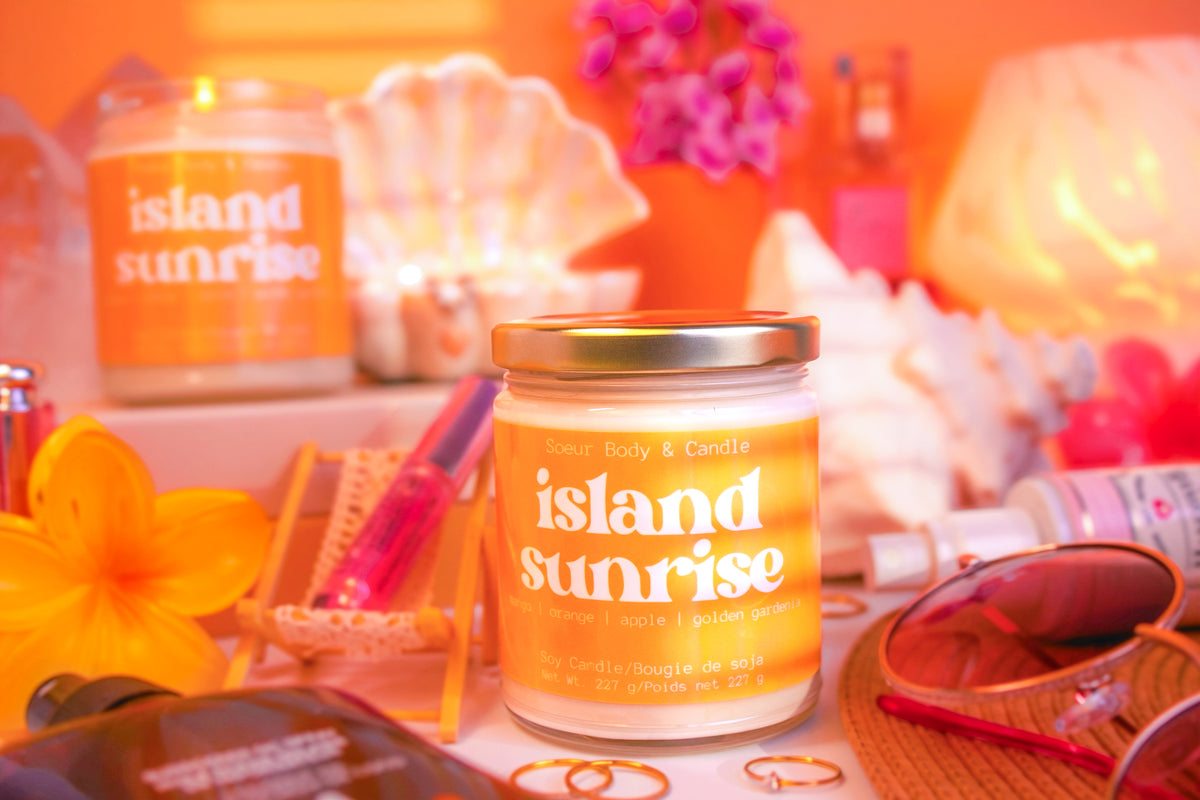 Island Sunrise Soy Candle