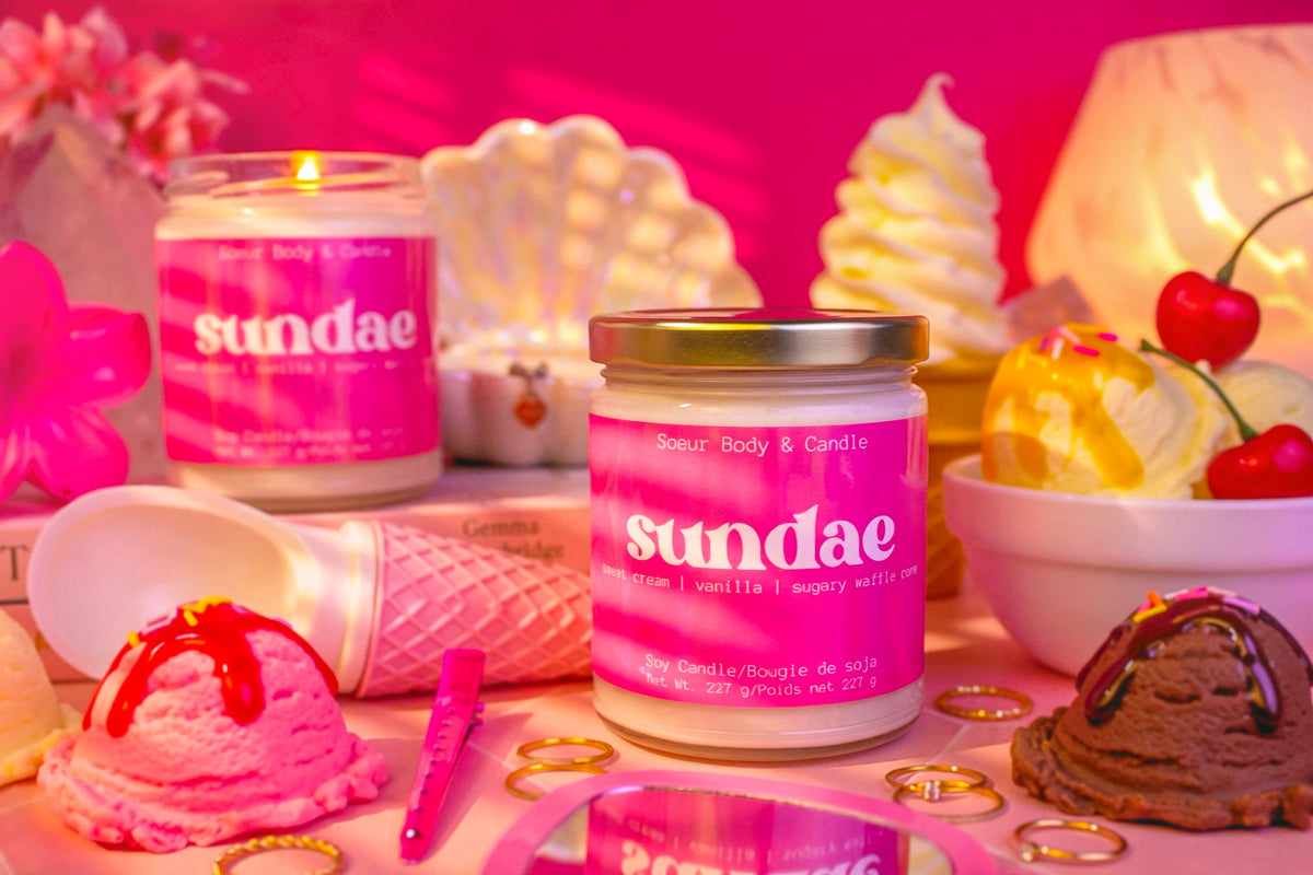 Sundae Soy Candle