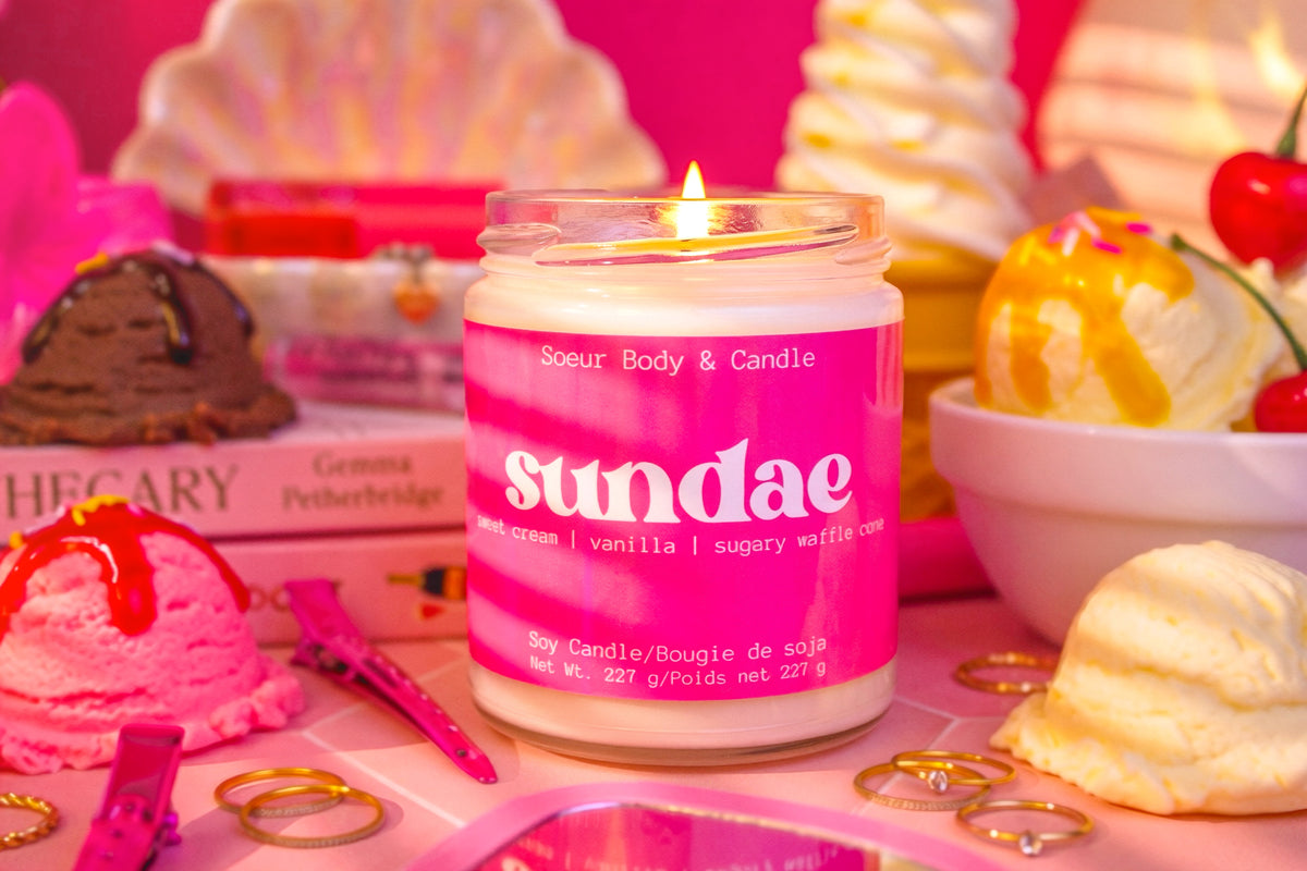 Sundae Soy Candle