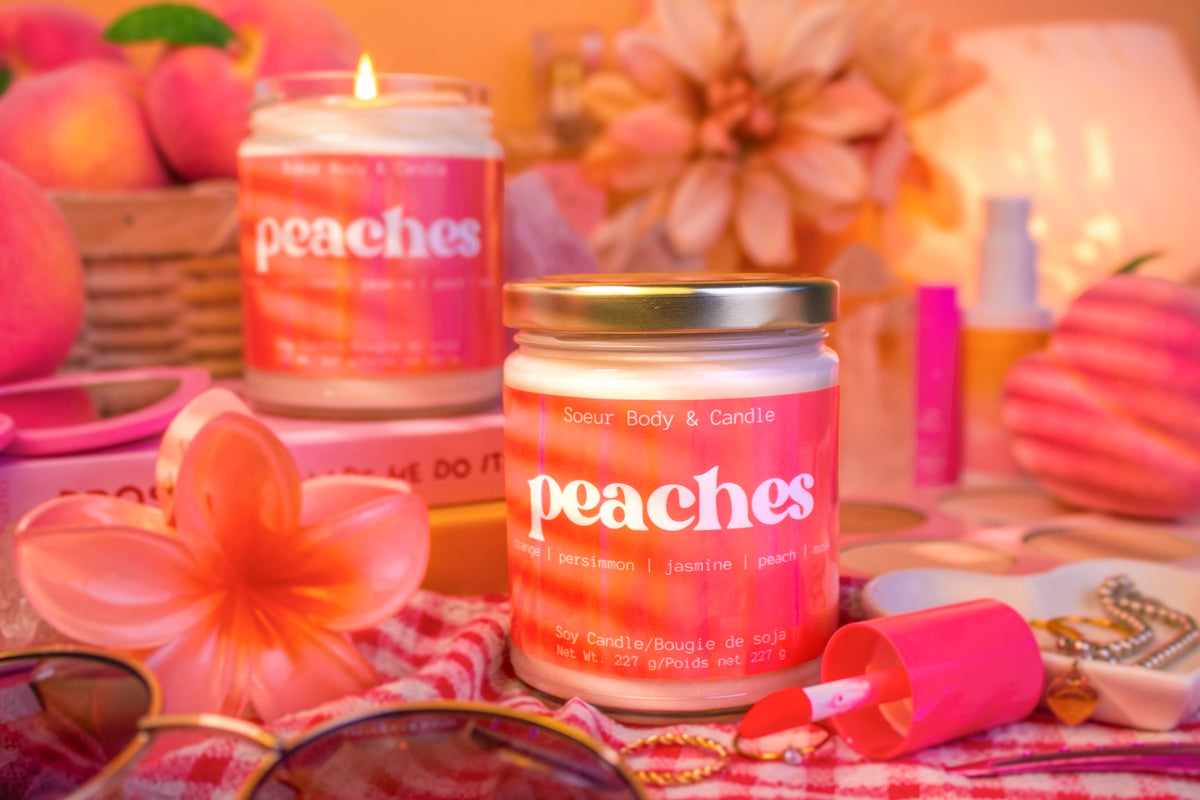 Peaches Soy Candle