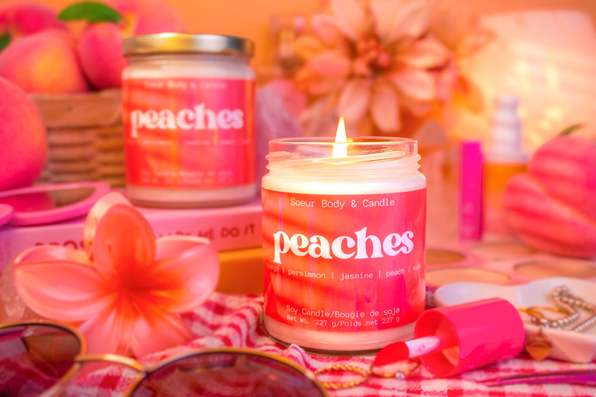 Peaches Soy Candle